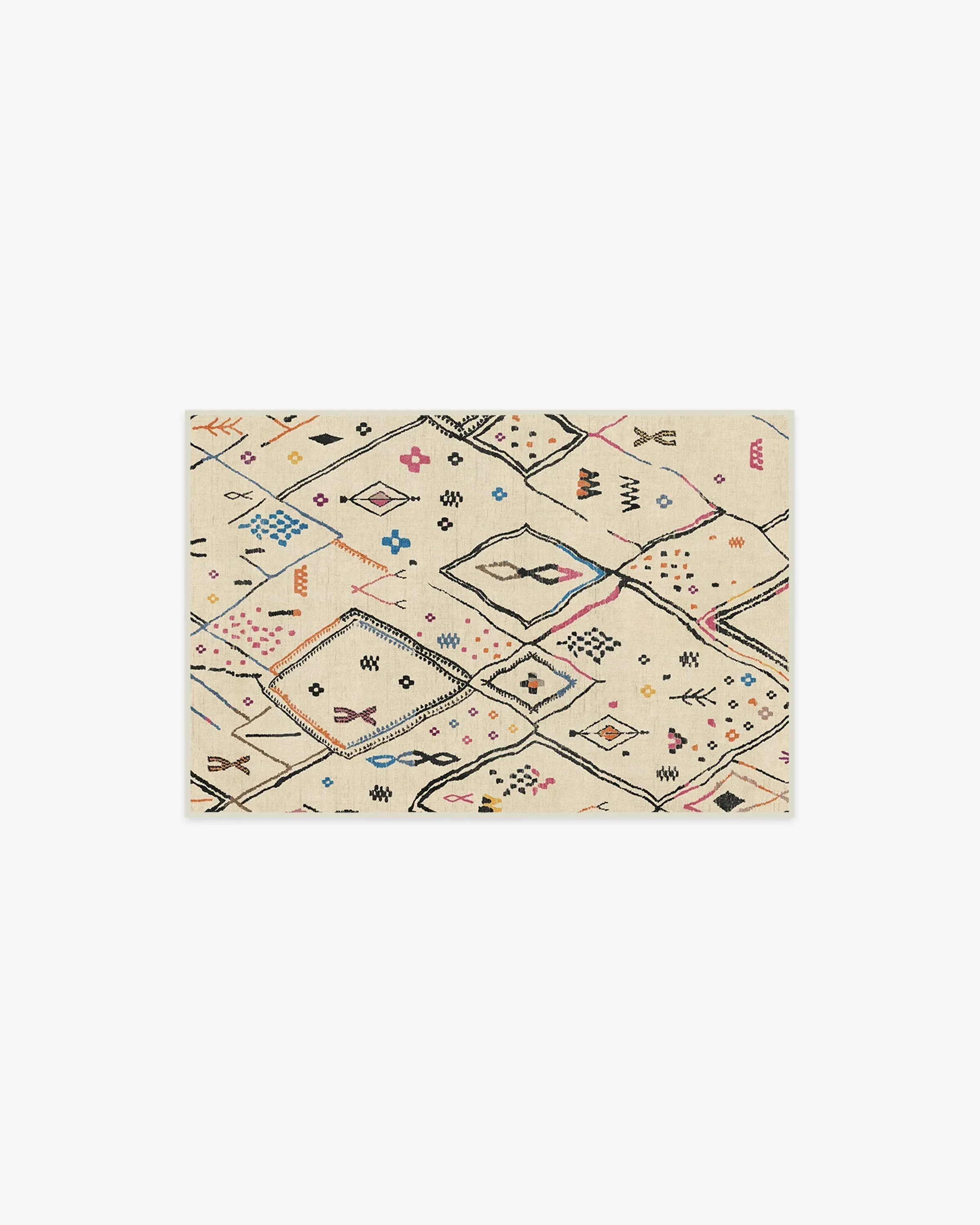 Machine Washable Area Rug - Ivory image