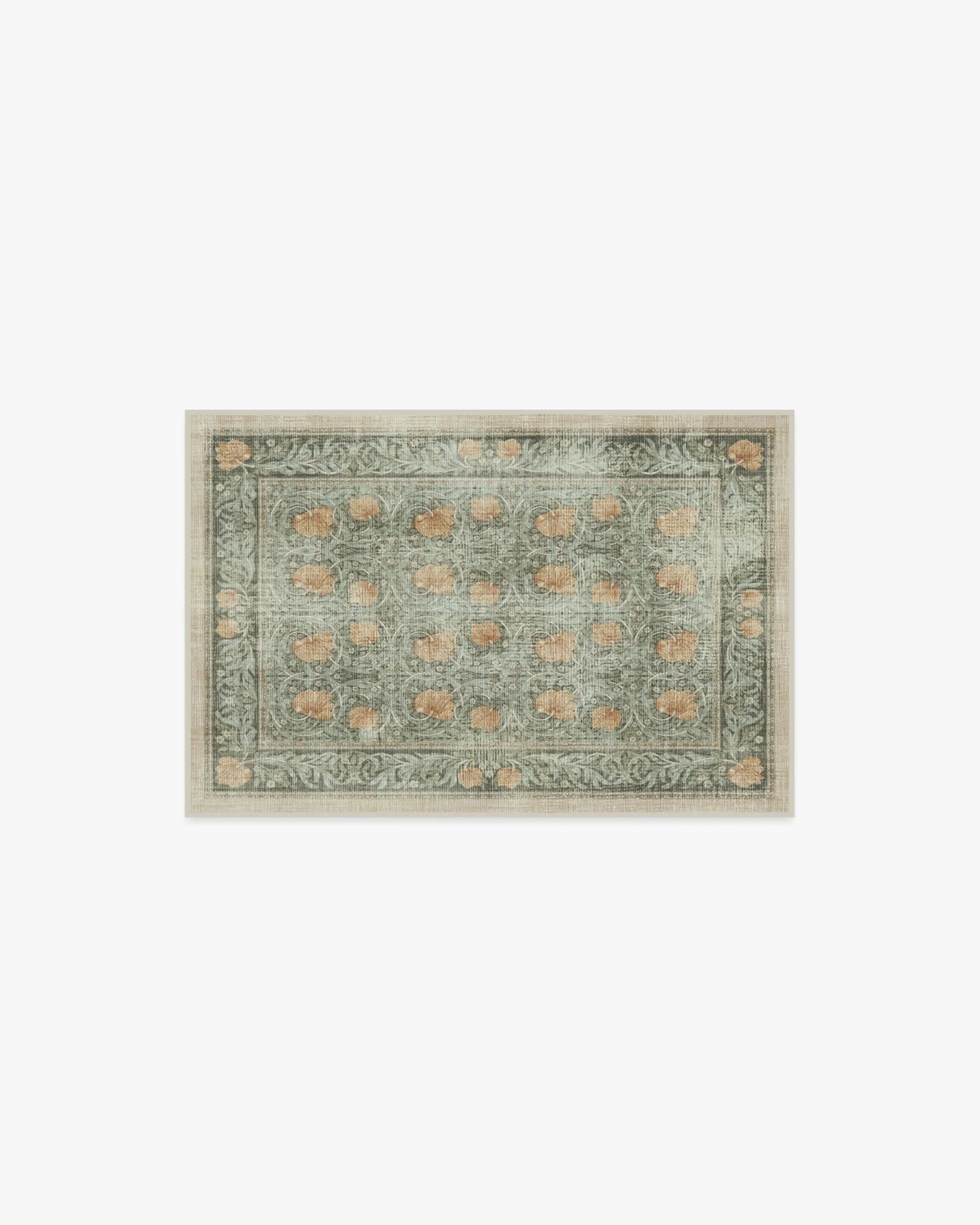 Machine Washable Area Rug - Jade, Flatwoven image