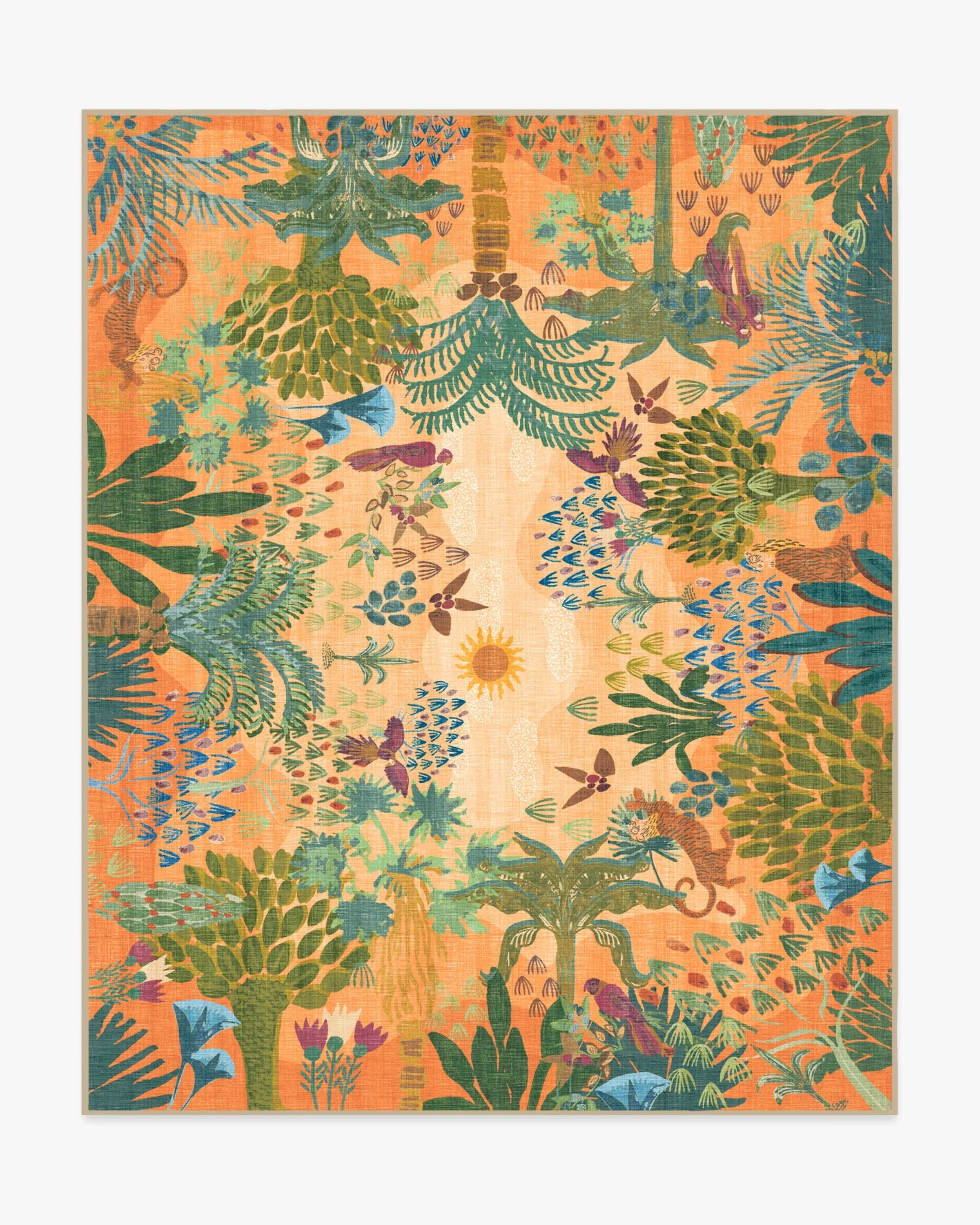 Machine Washable Area Rug - Multicolor