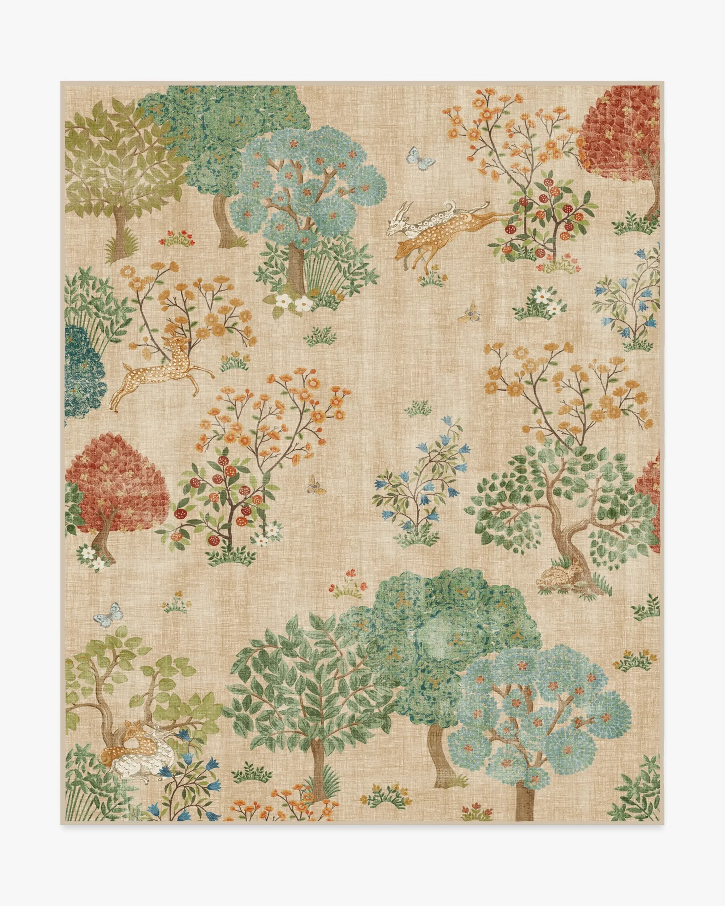 Machine Washable Area Rug - Multicolor