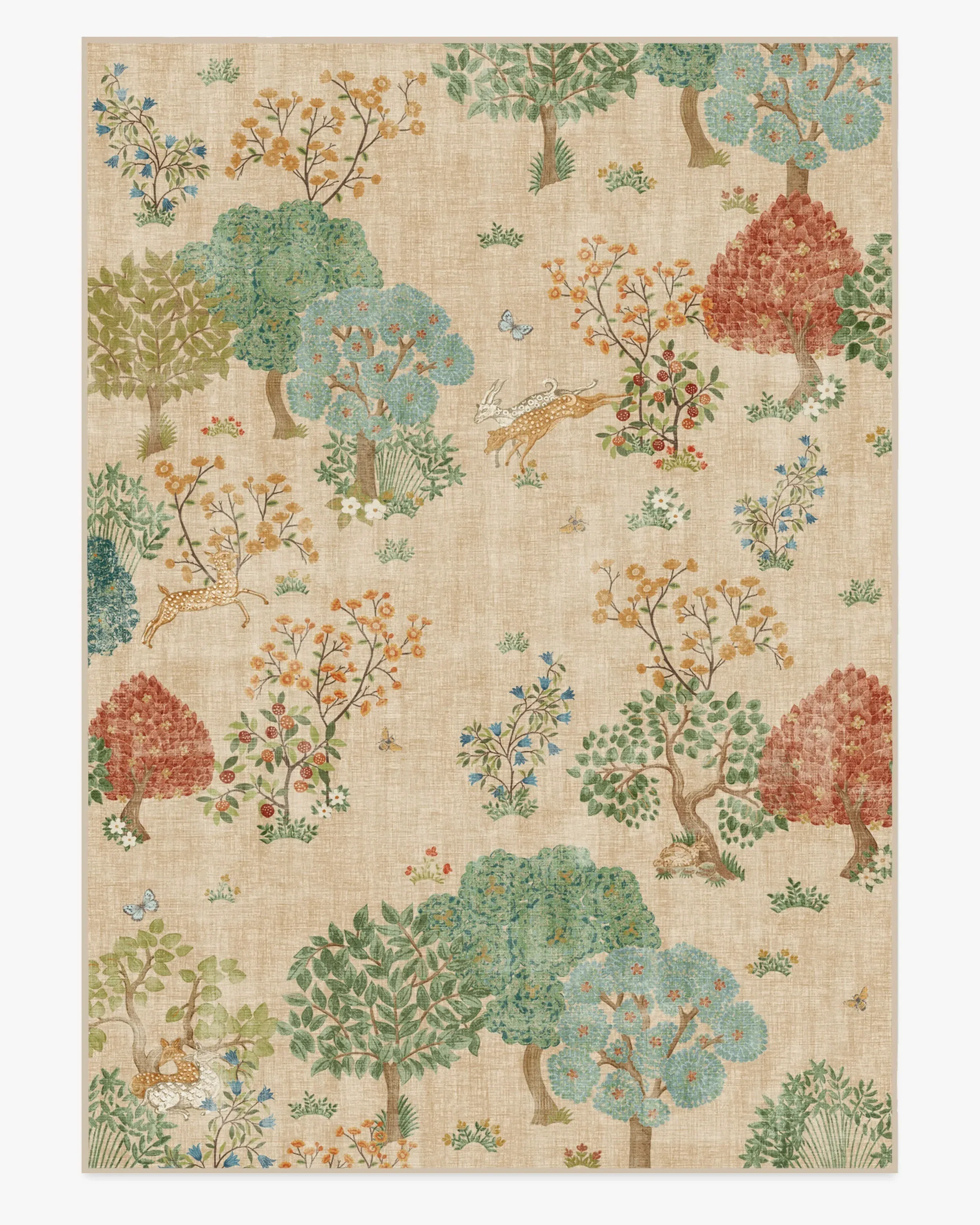 Machine Washable Area Rug - Multicolor