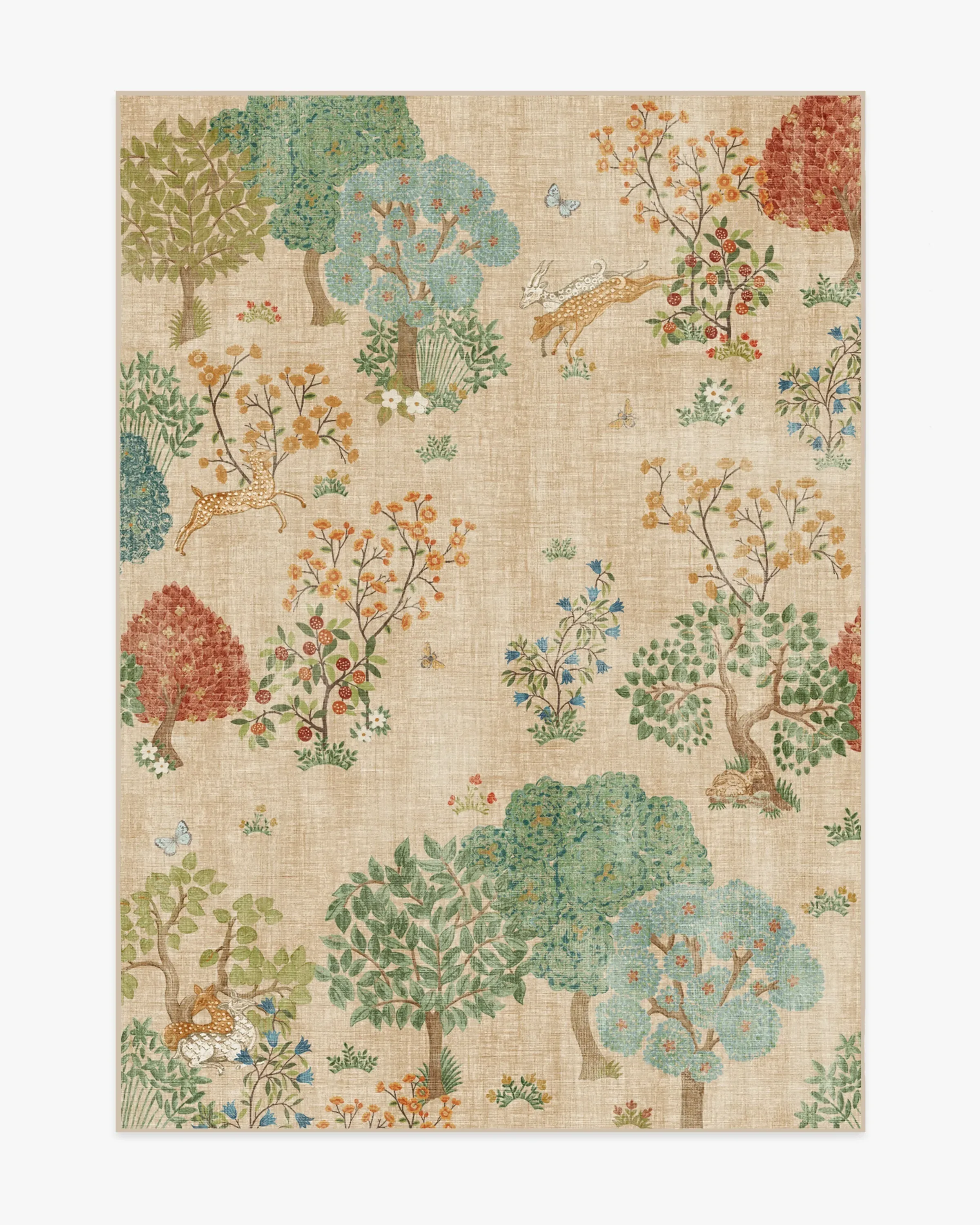 Machine Washable Area Rug - Multicolor
