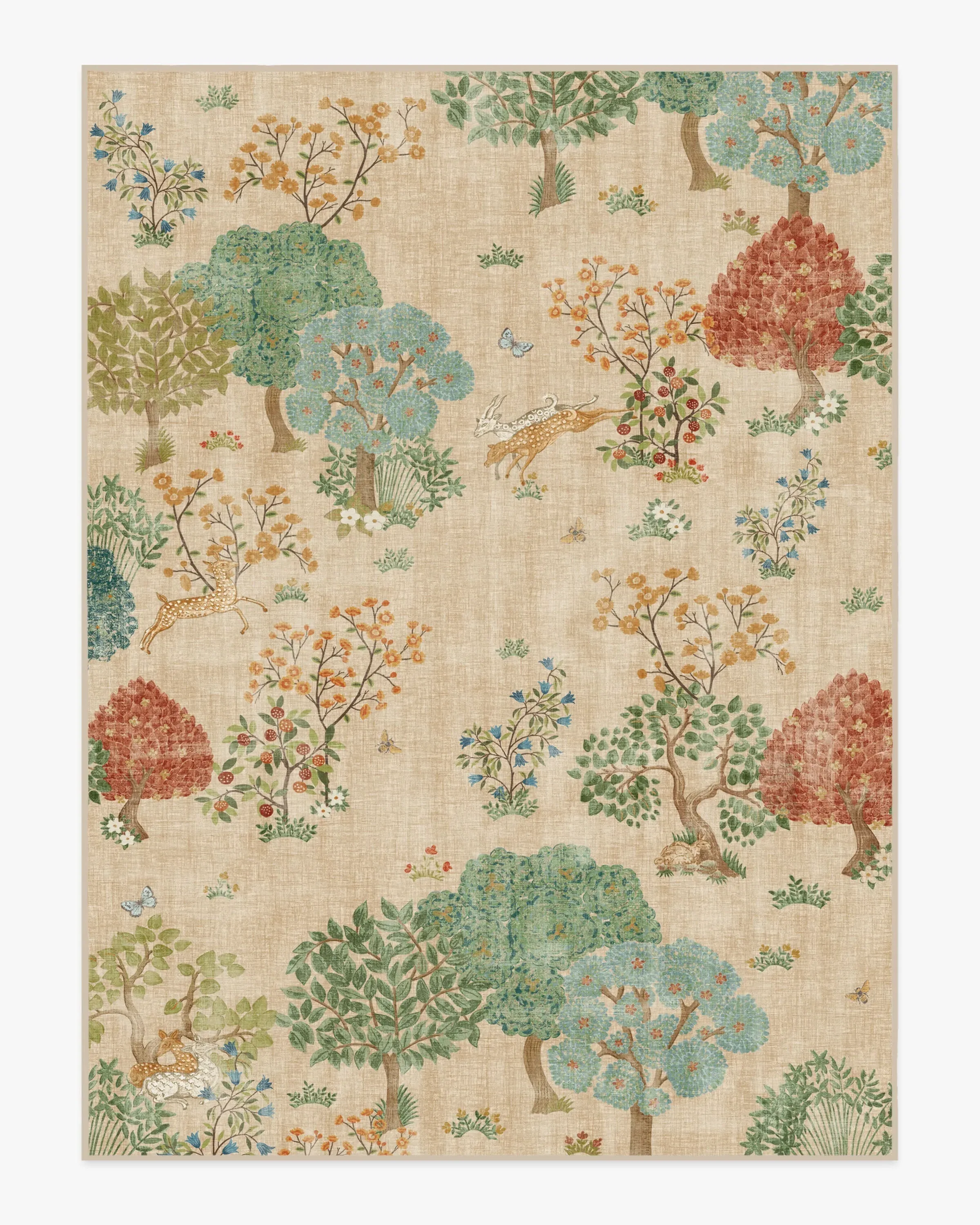 Machine Washable Area Rug - Multicolor