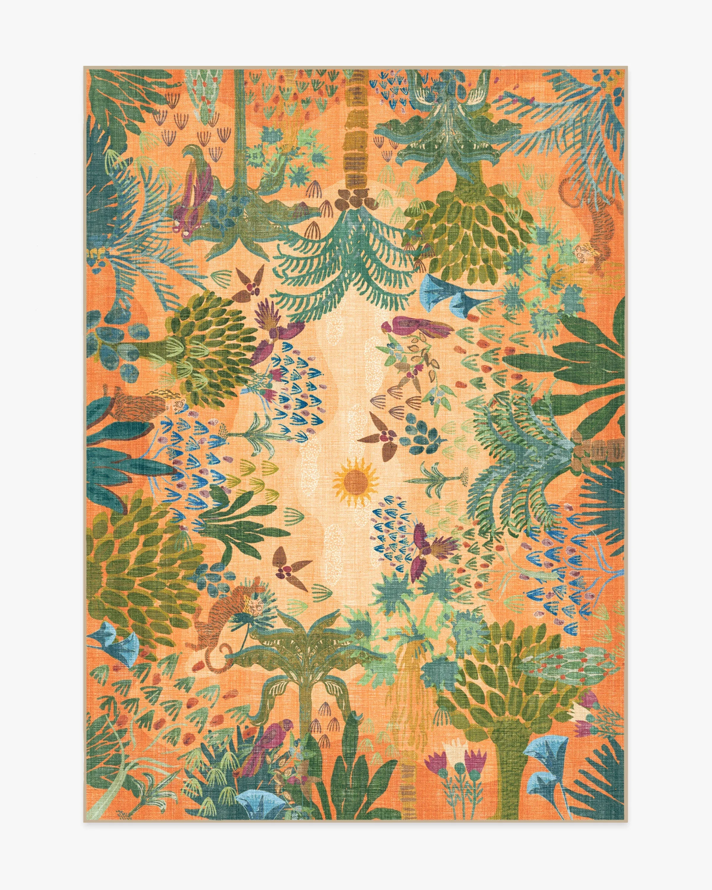 Machine Washable Area Rug - Multicolor