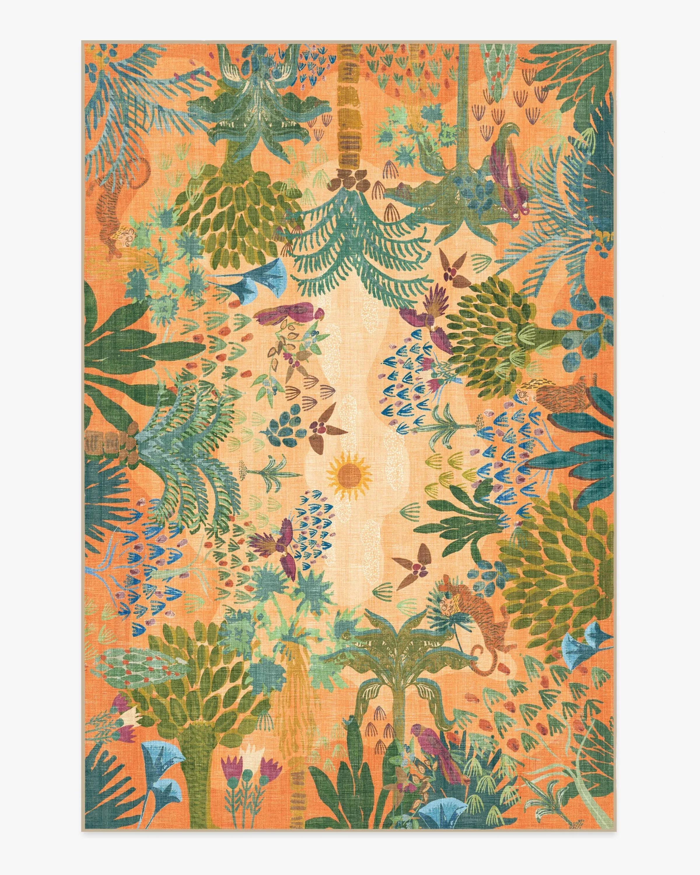 Machine Washable Area Rug - Multicolor