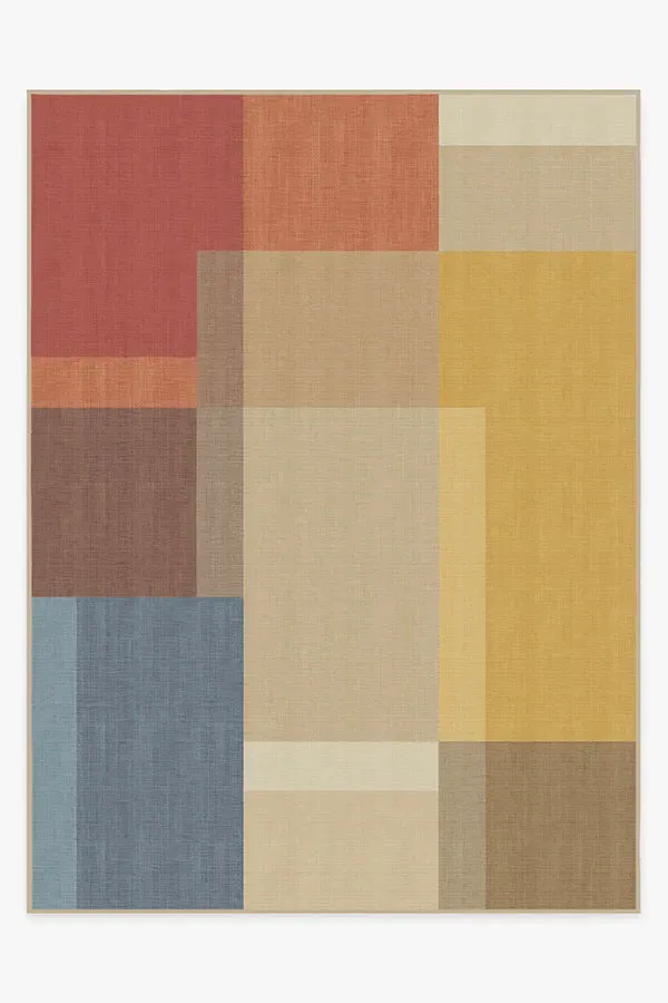 Machine Washable Area Rug - Multicolour