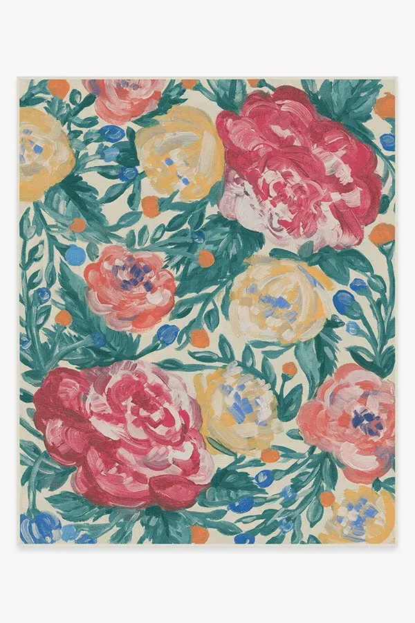 Machine Washable Area Rug - Multicolour