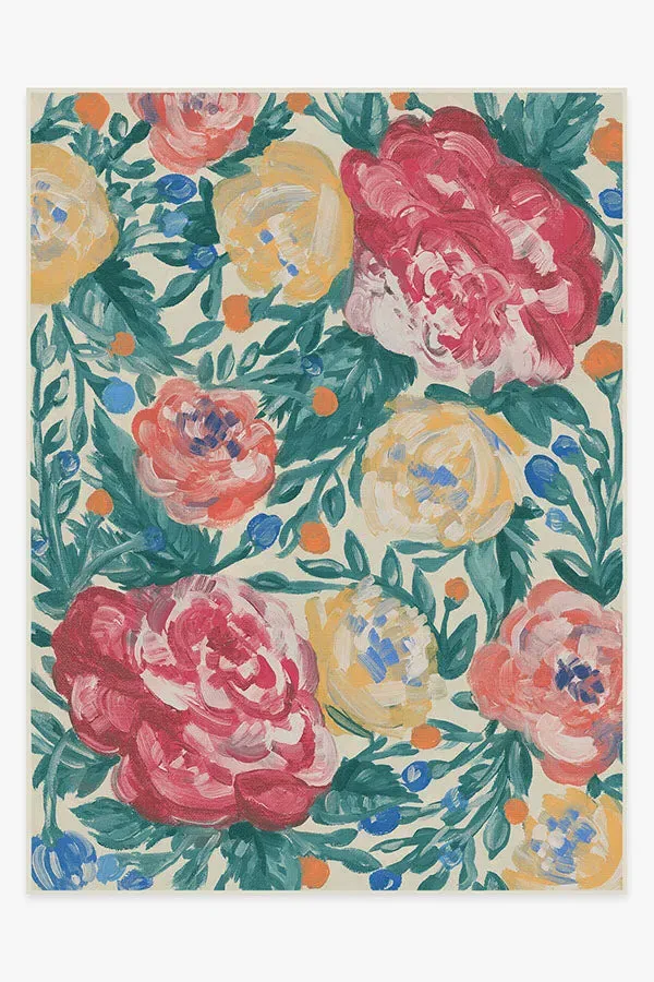 Machine Washable Area Rug - Multicolour