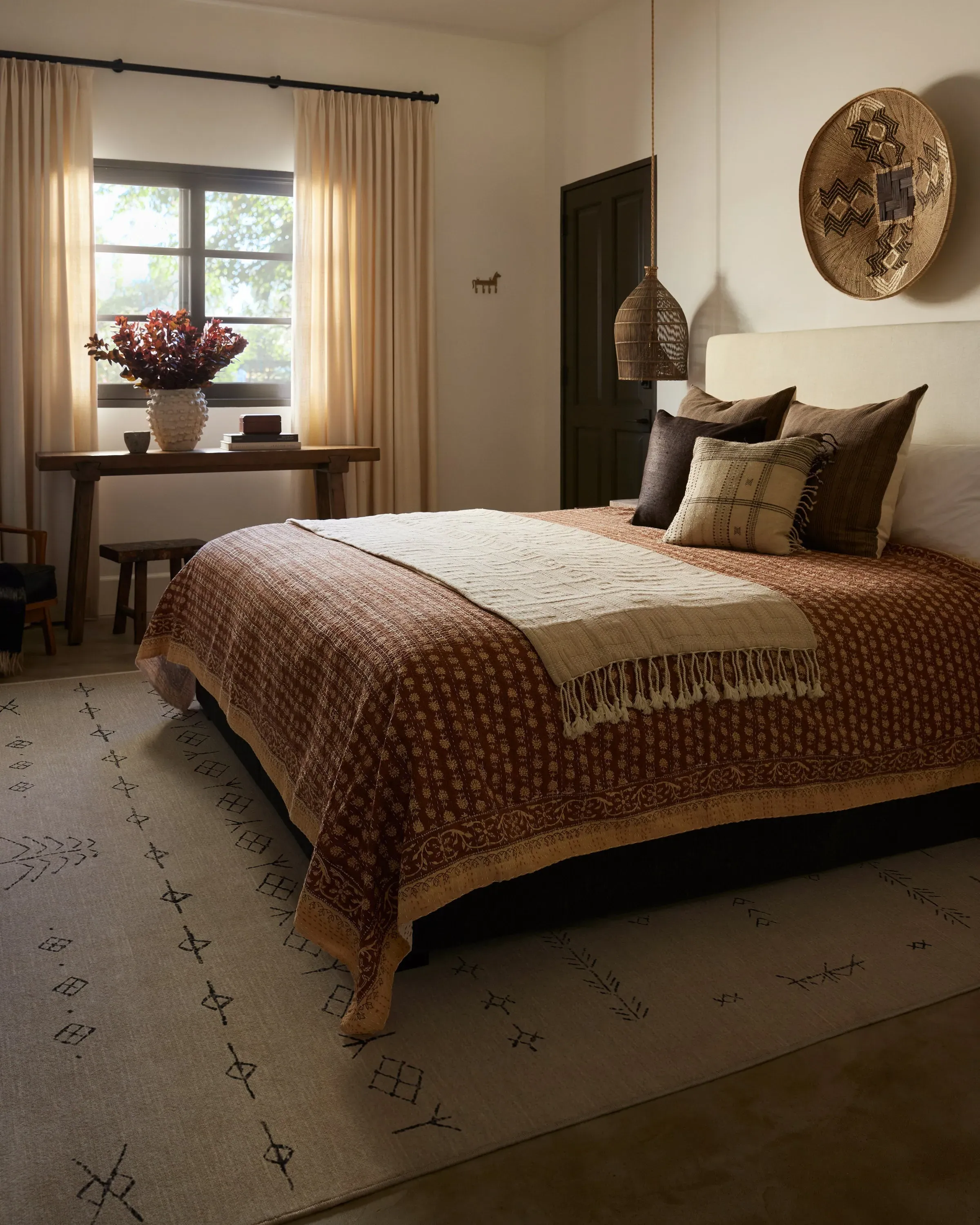 Machine Washable Area Rug - Natural Beige
