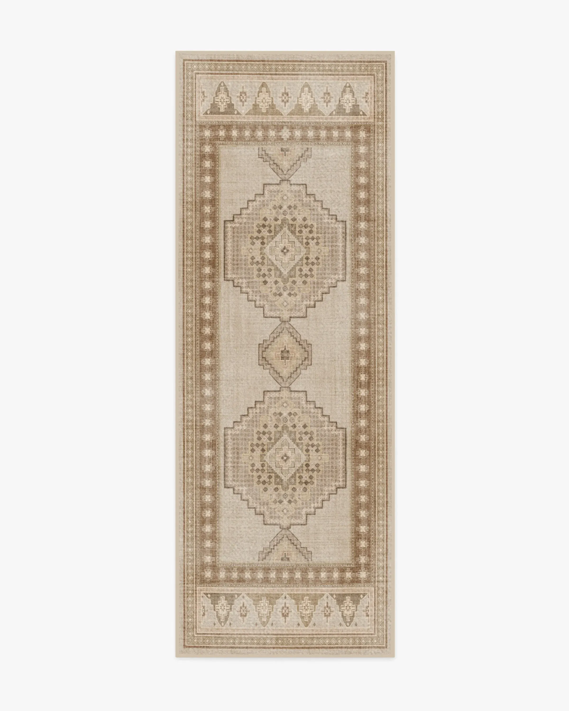 Machine Washable Area Rug - Natural, Beige image