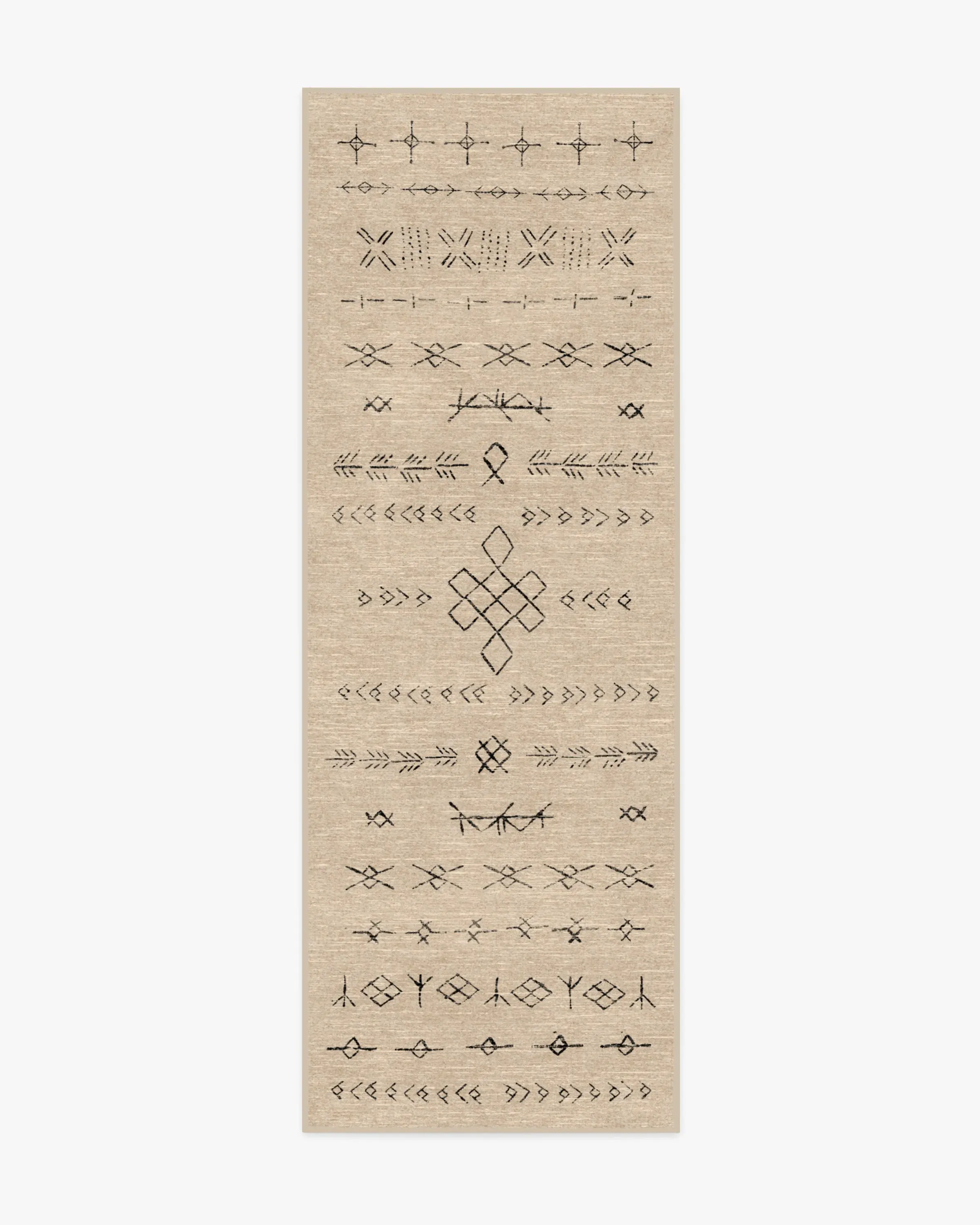 Machine Washable Area Rug - Natural Beige image