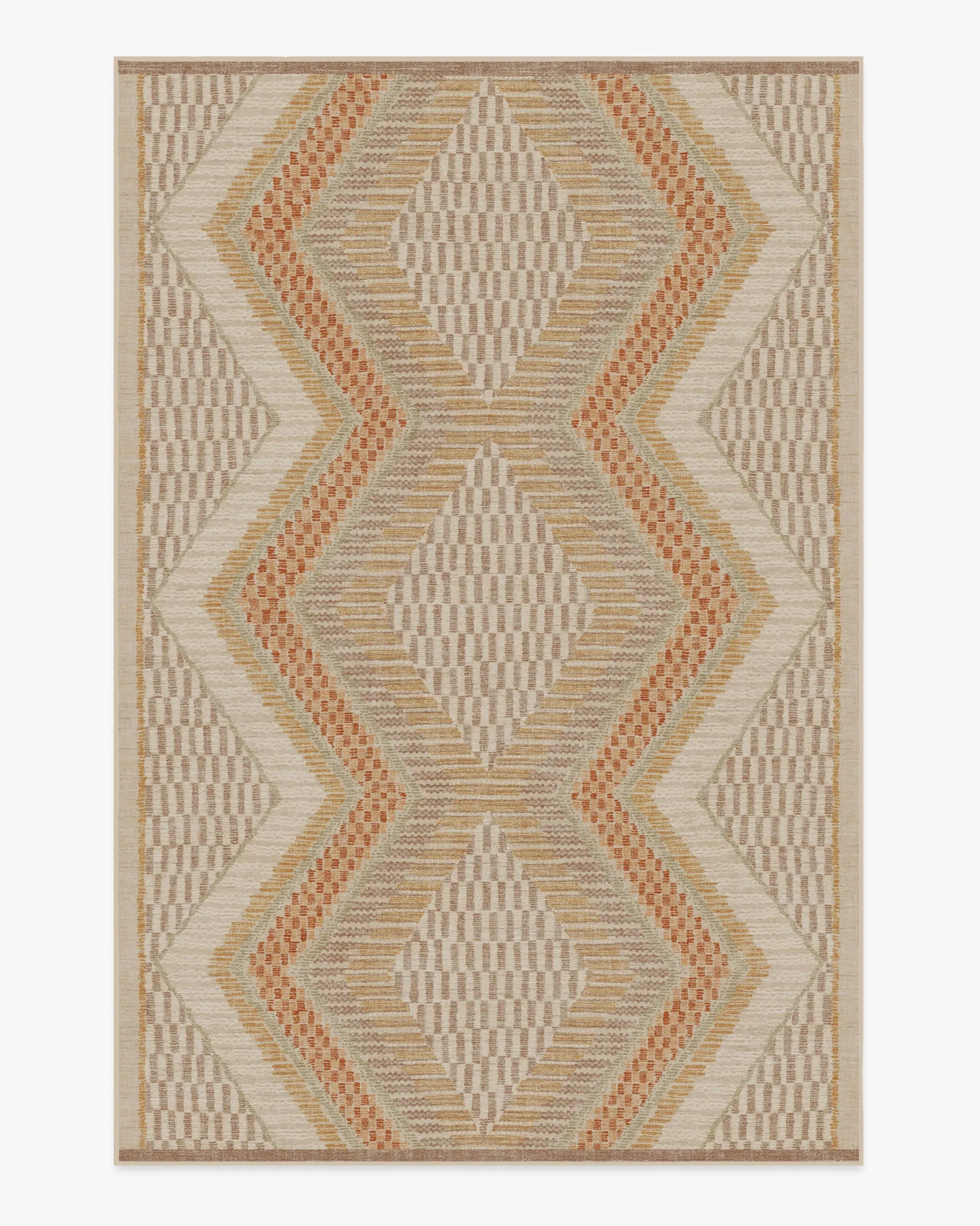 Machine Washable Area Rug - Natural, Flatwoven