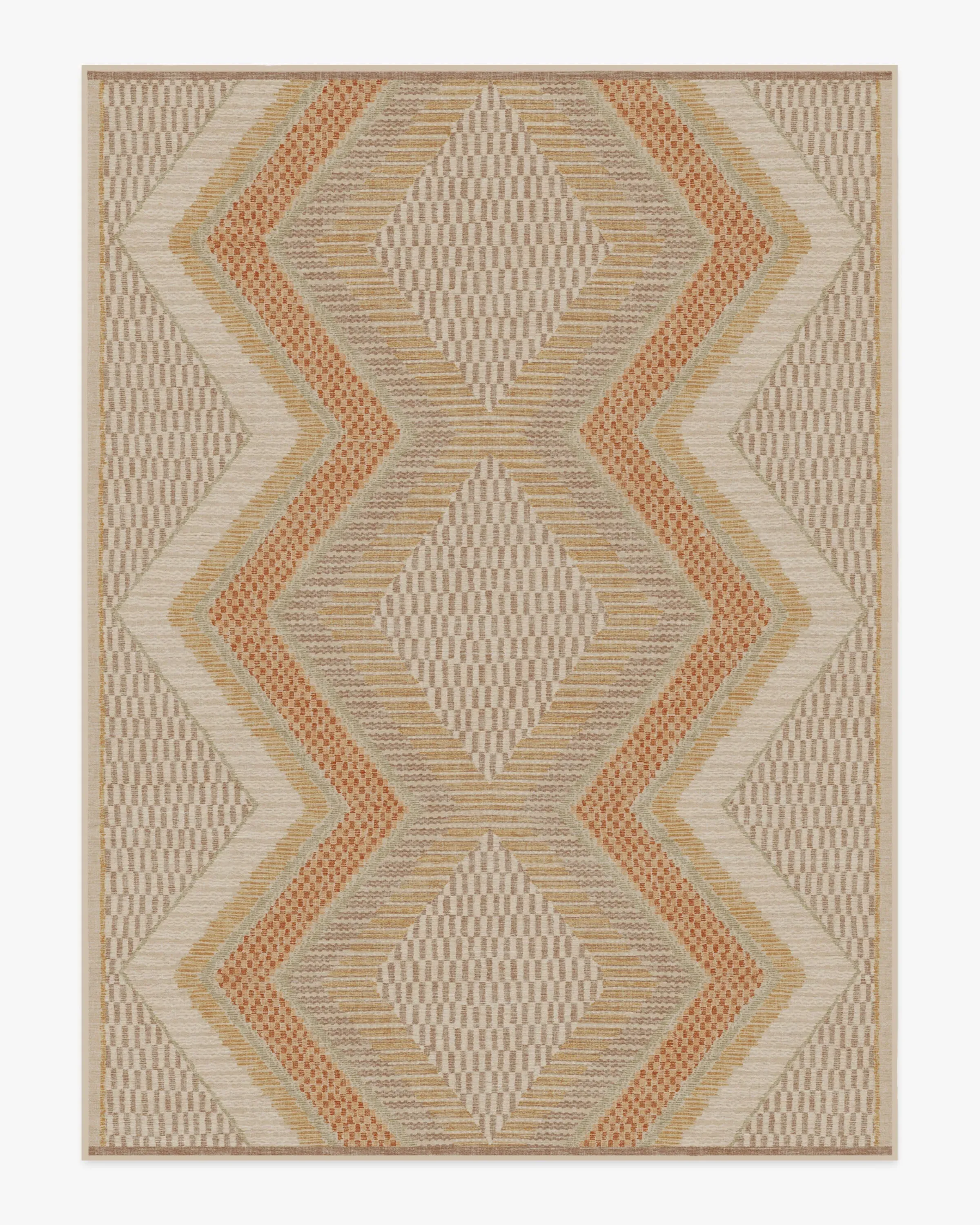 Machine Washable Area Rug - Natural, Flatwoven