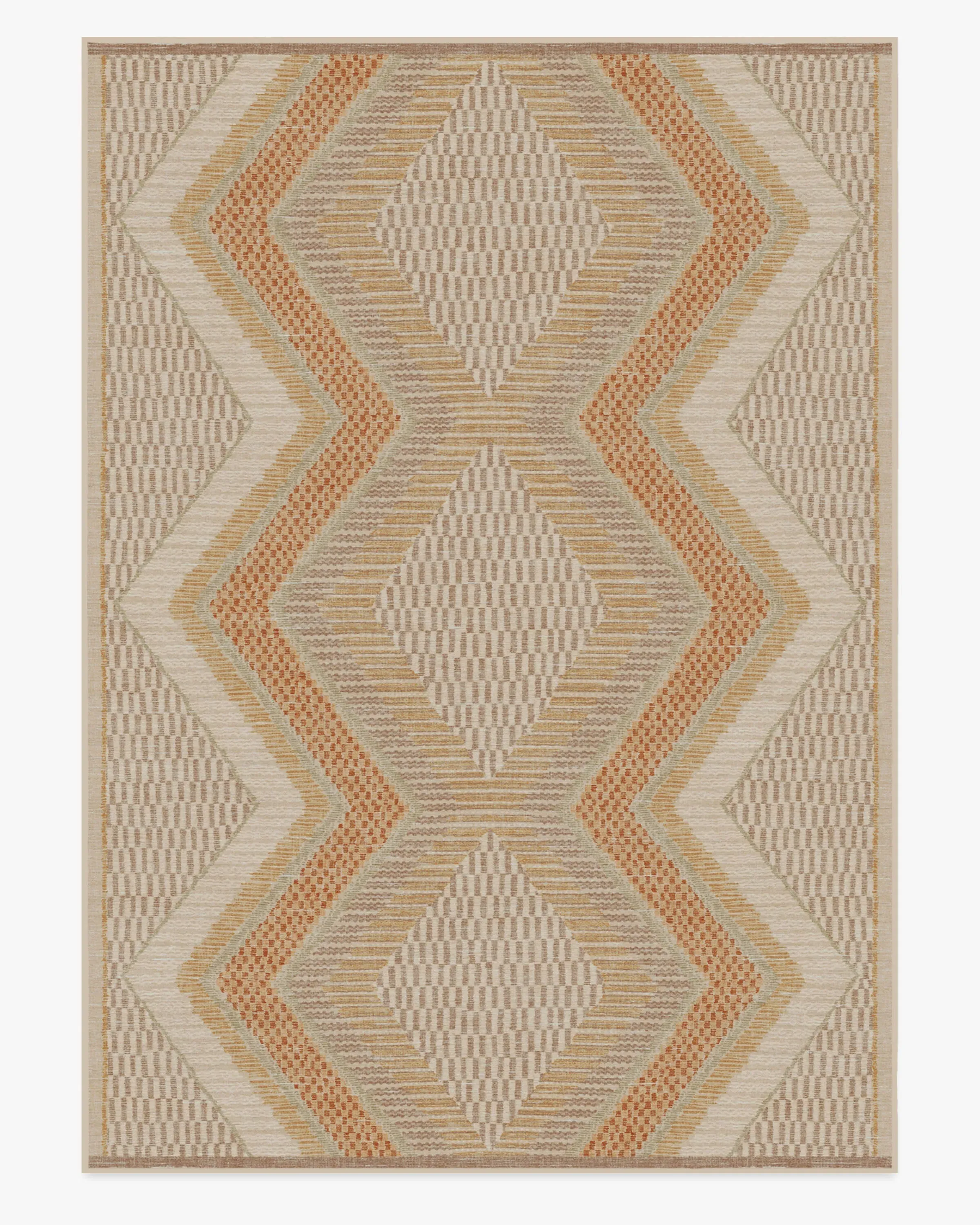 Machine Washable Area Rug - Natural, Flatwoven