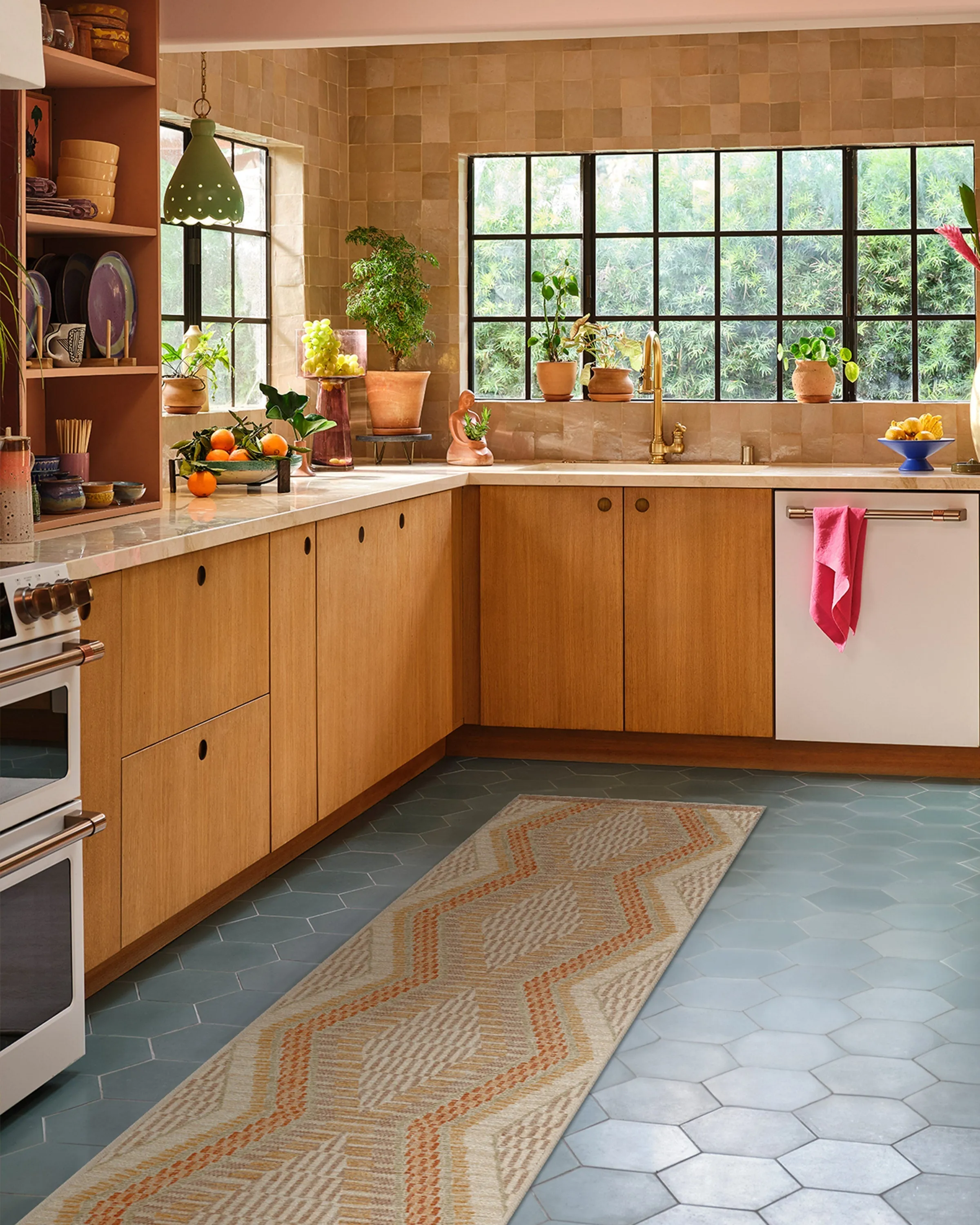 Machine Washable Area Rug - Natural, Flatwoven