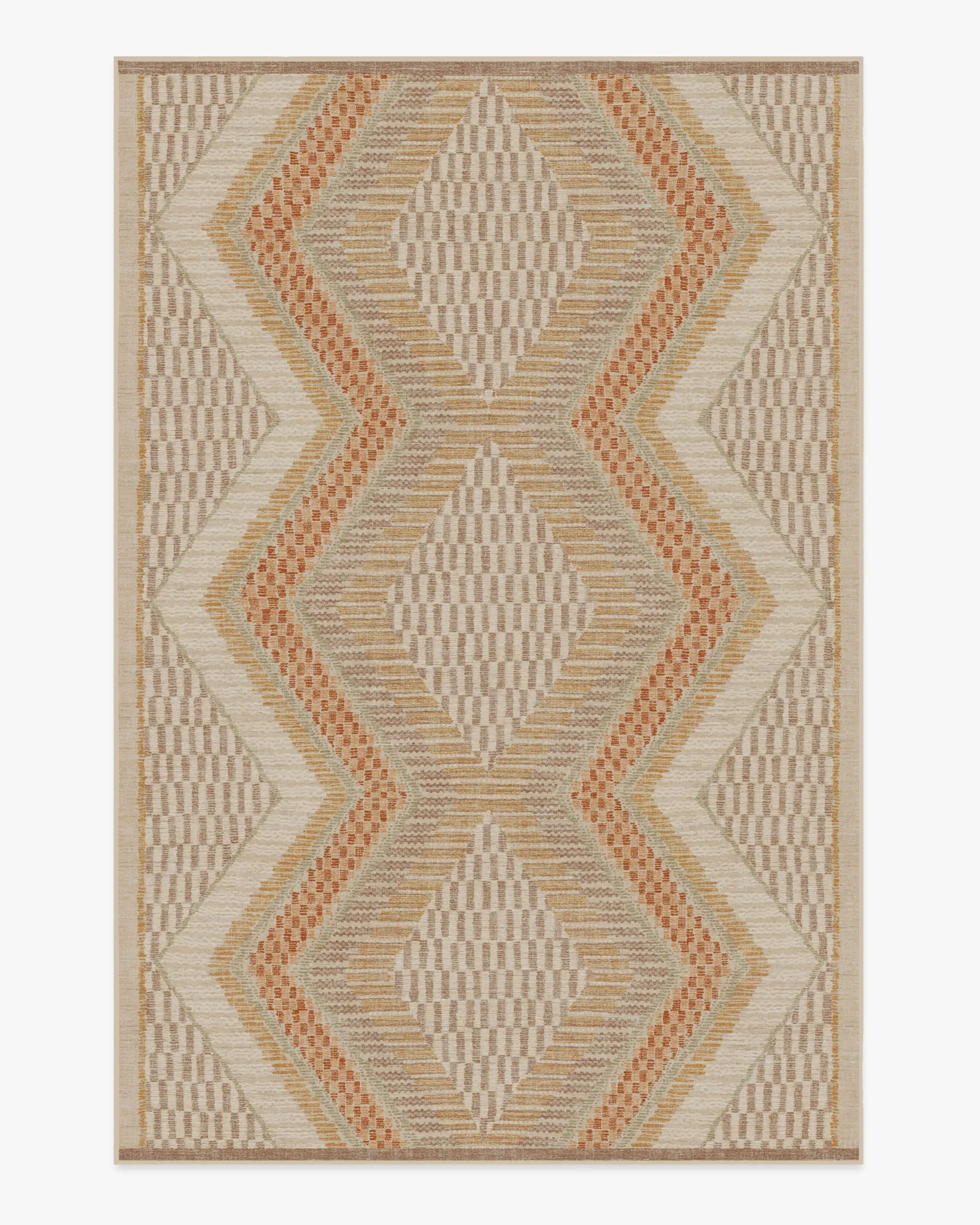 Machine Washable Area Rug - Natural, Flatwoven