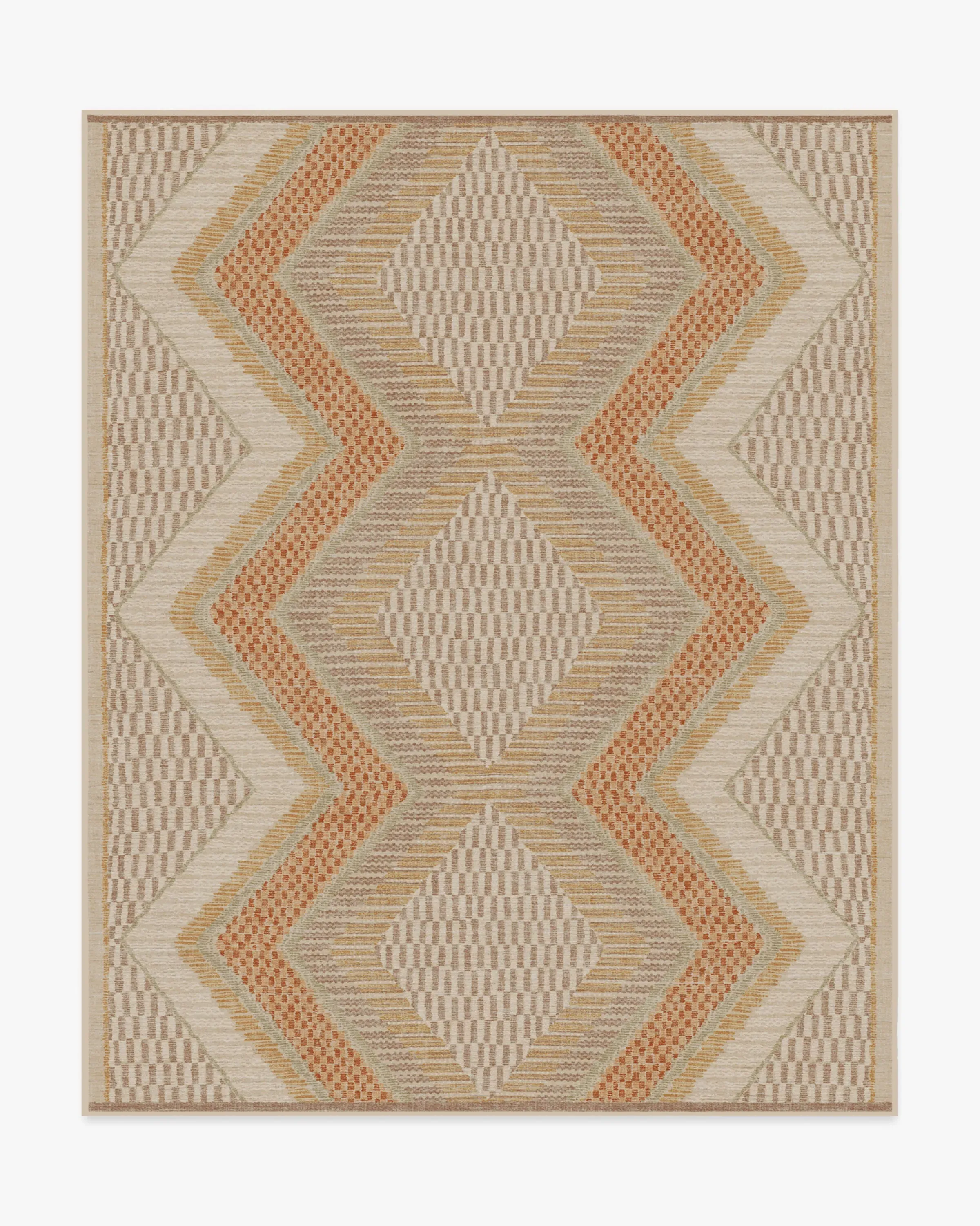 Machine Washable Area Rug - Natural, Flatwoven