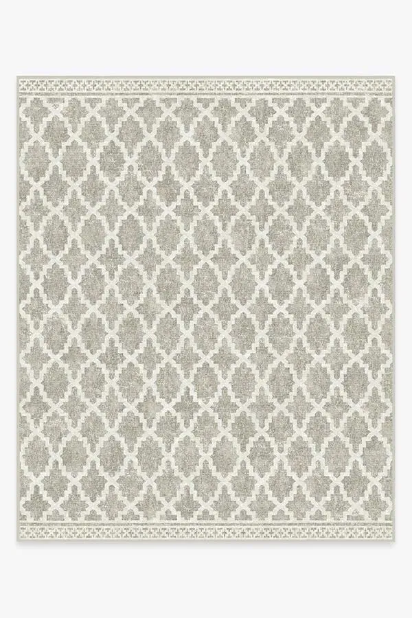 Machine Washable Area Rug - Natural, Trellis