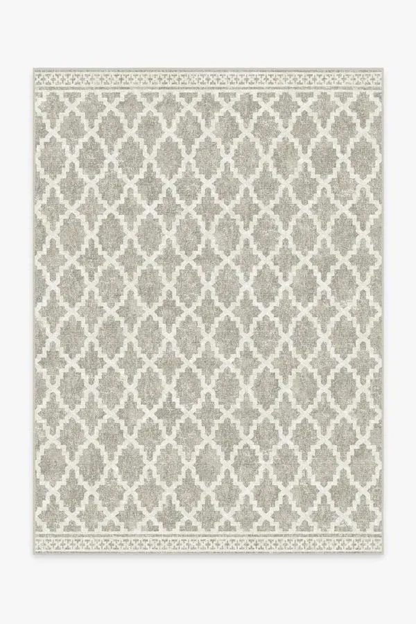 Machine Washable Area Rug - Natural, Trellis