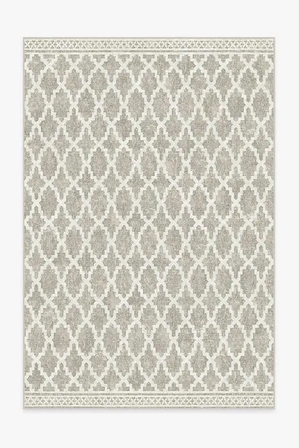 Machine Washable Area Rug - Natural, Trellis