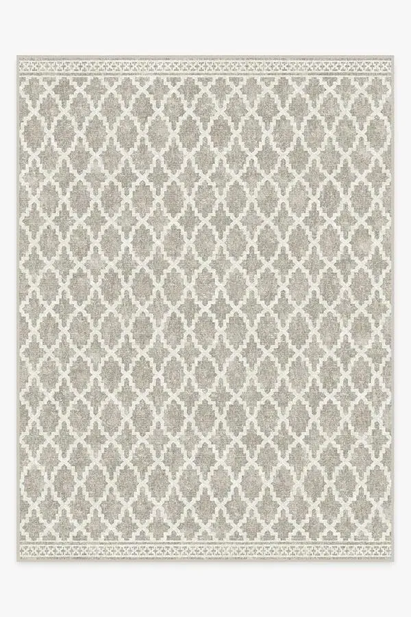 Machine Washable Area Rug - Natural, Trellis