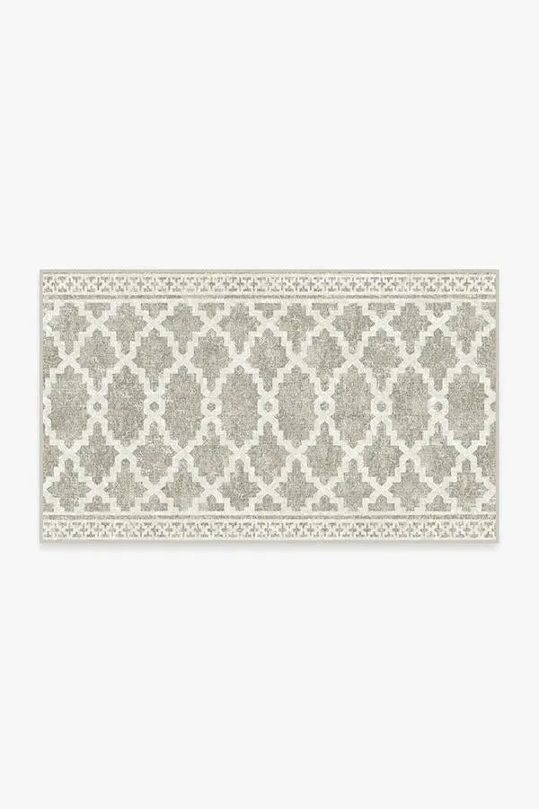 Machine Washable Area Rug - Natural, Trellis image