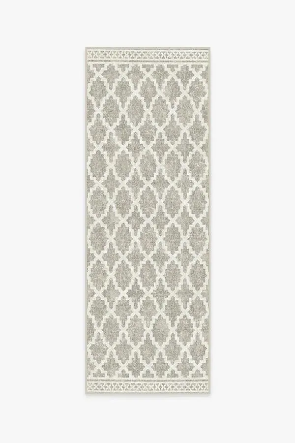 Machine Washable Area Rug - Natural, Trellis