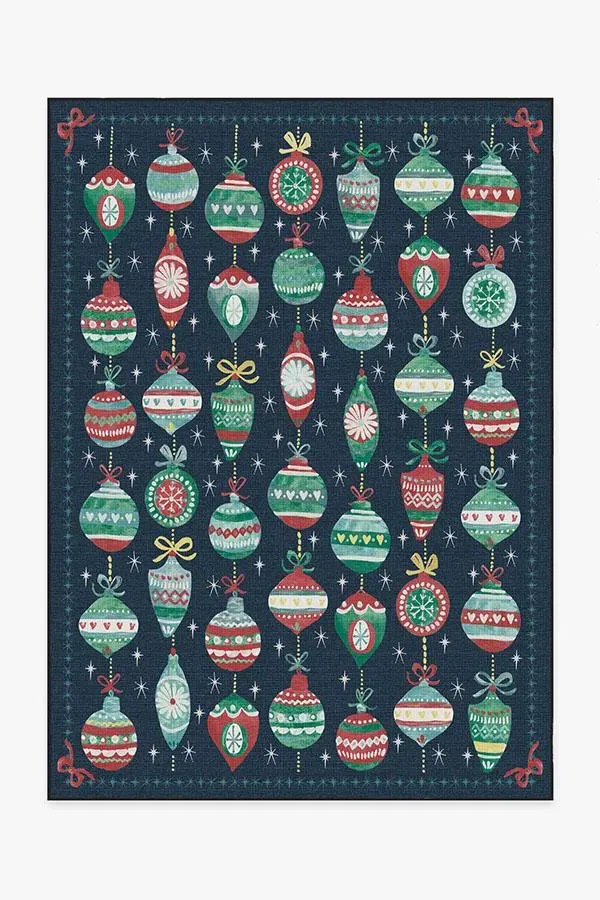 Machine Washable Area Rug - Navy