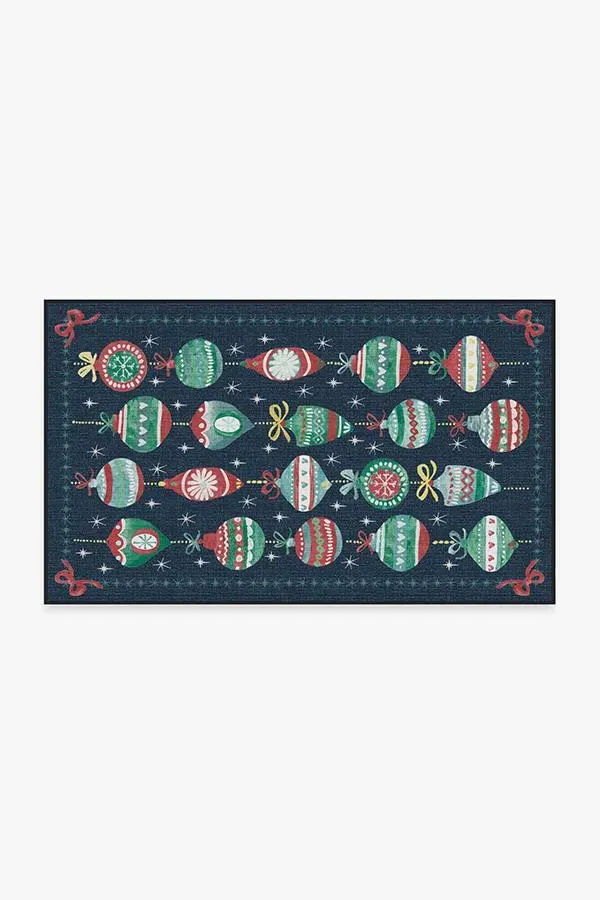 Machine Washable Area Rug - Navy image