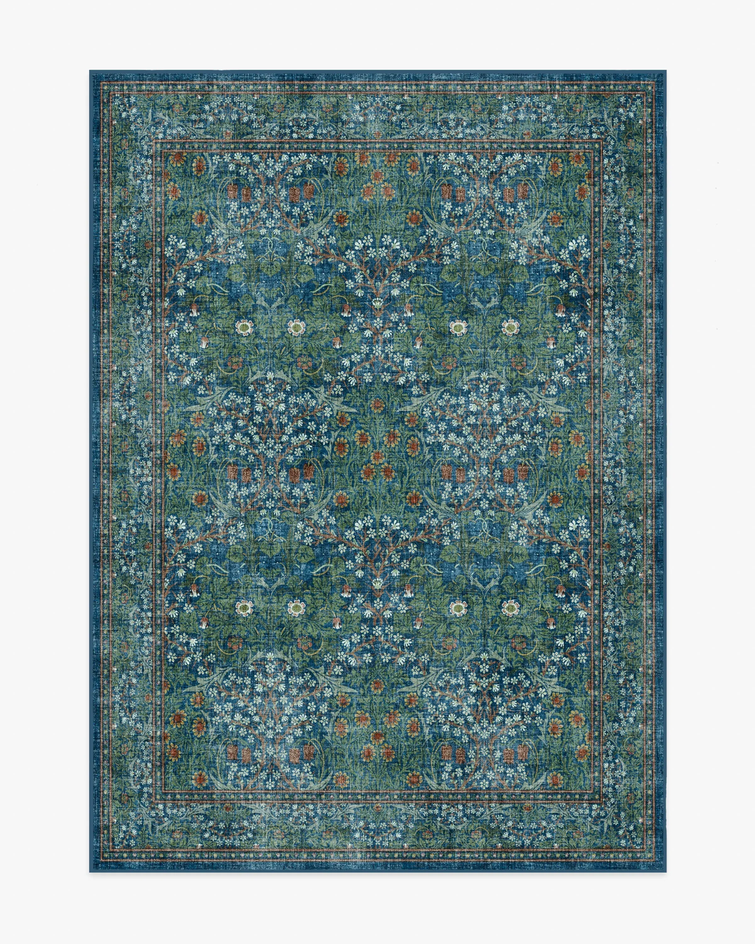 Machine Washable Area Rug - Navy, Blackthorn
