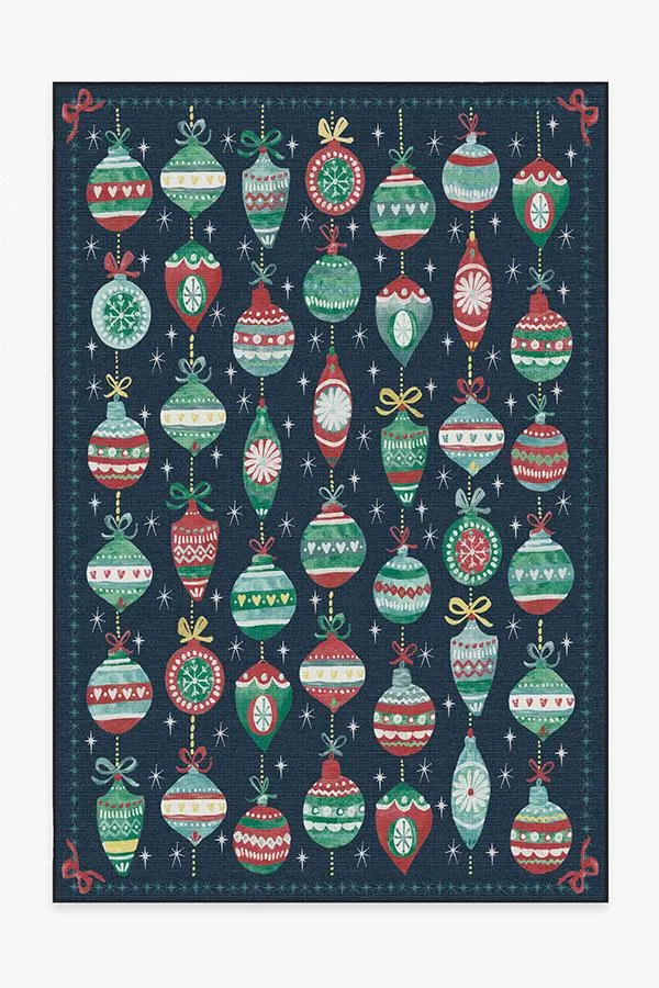 Machine Washable Area Rug - Navy