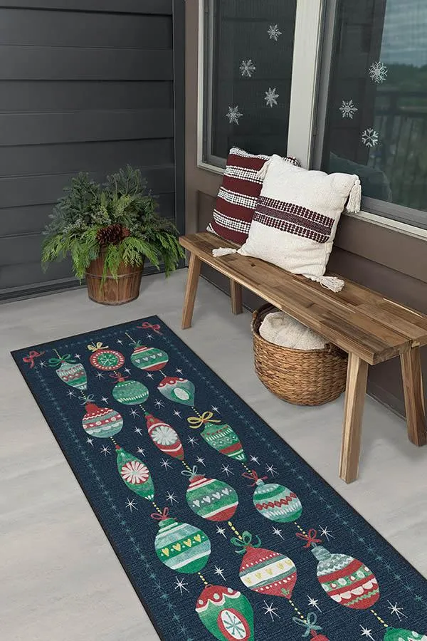 Machine Washable Area Rug - Navy