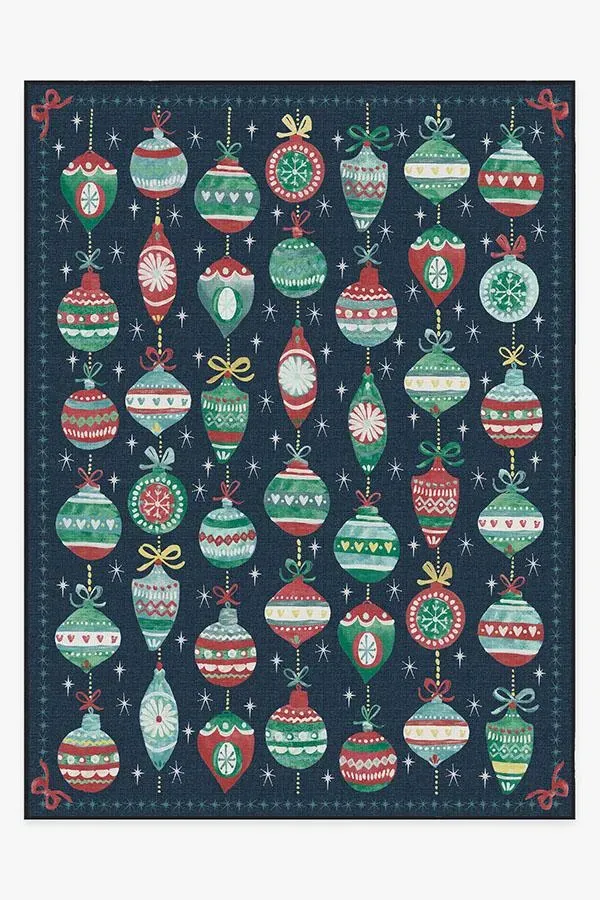 Machine Washable Area Rug - Navy