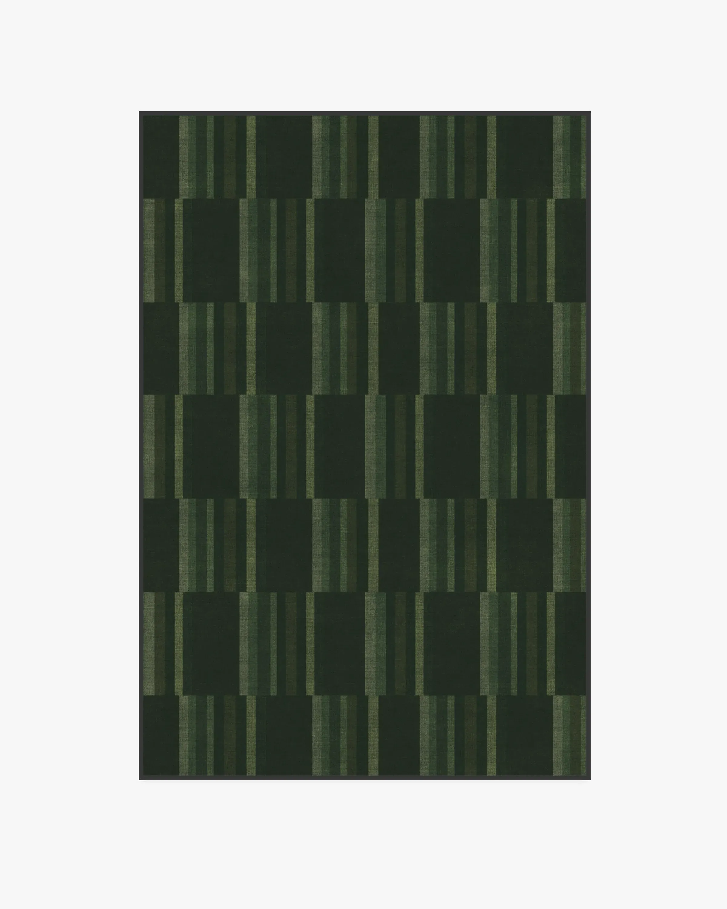 Machine Washable Area Rug - Olive Green