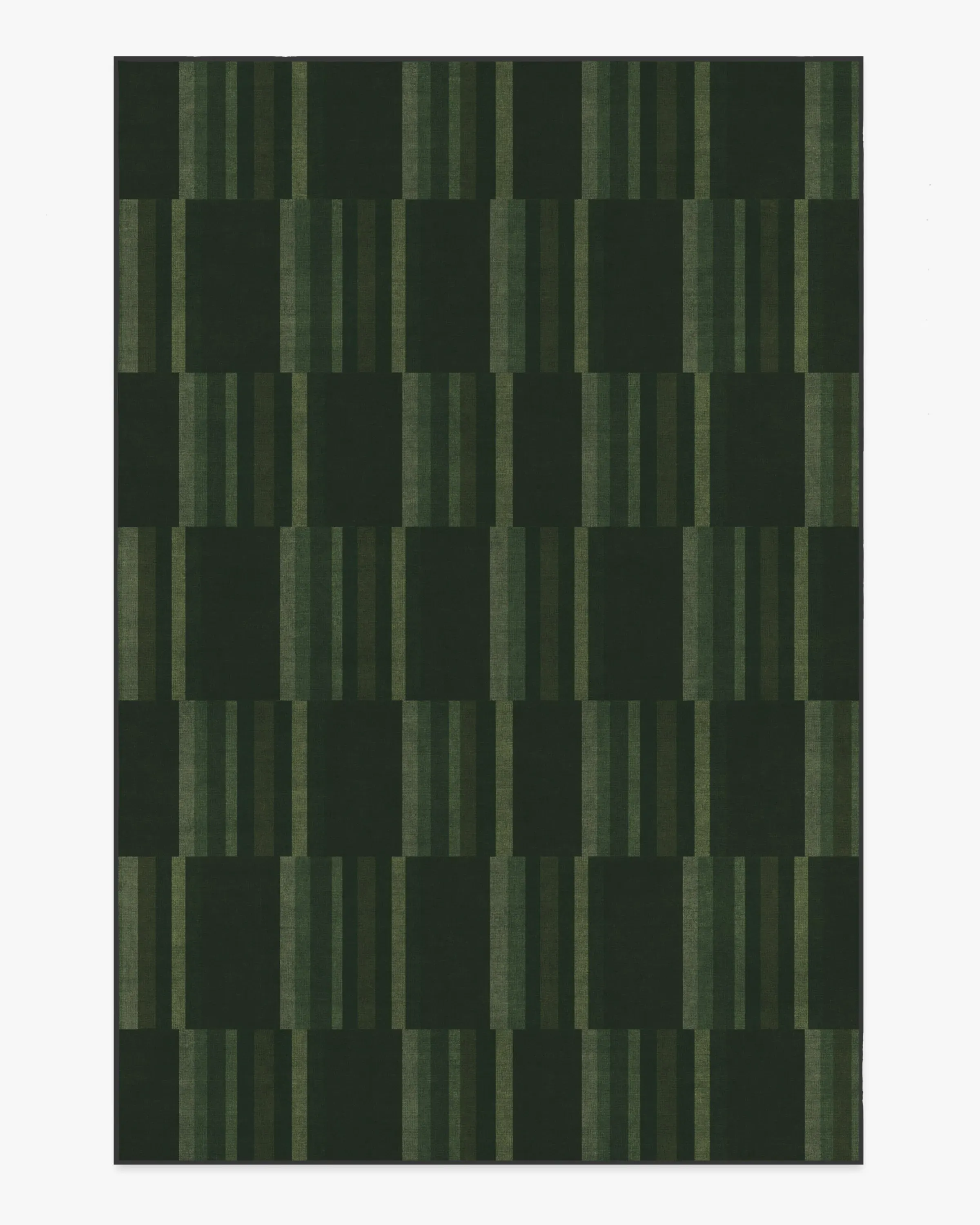 Machine Washable Area Rug - Olive Green