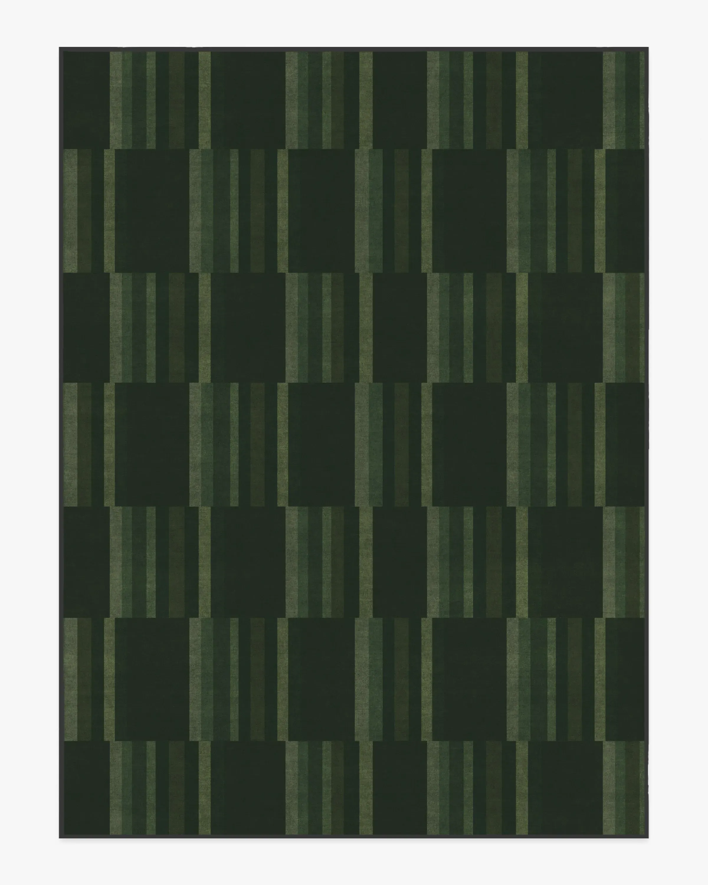 Machine Washable Area Rug - Olive Green