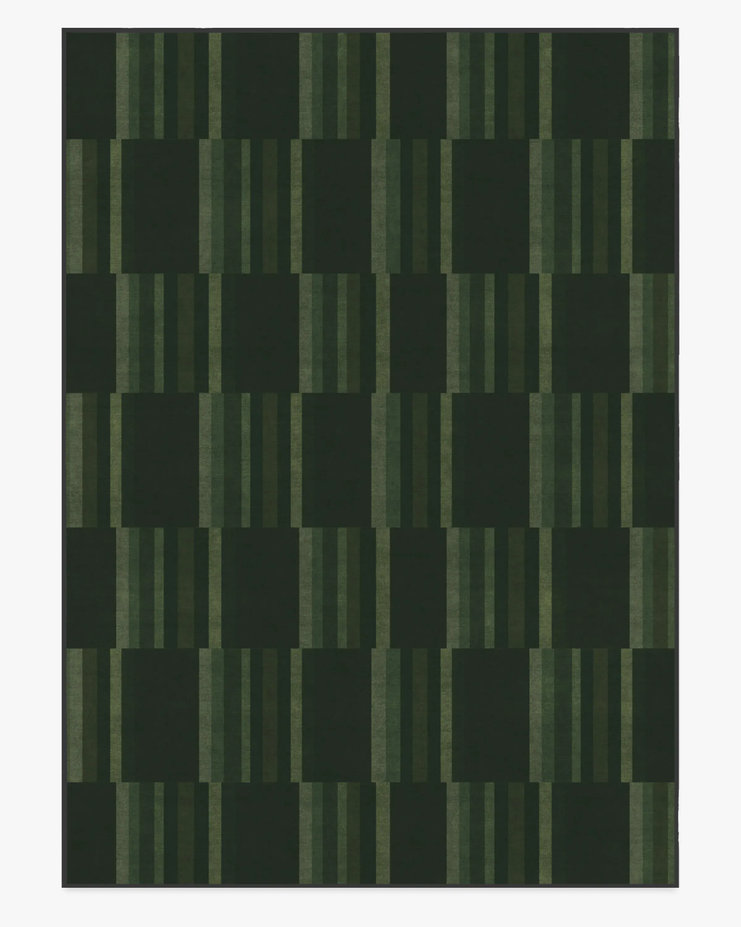 Machine Washable Area Rug - Olive Green
