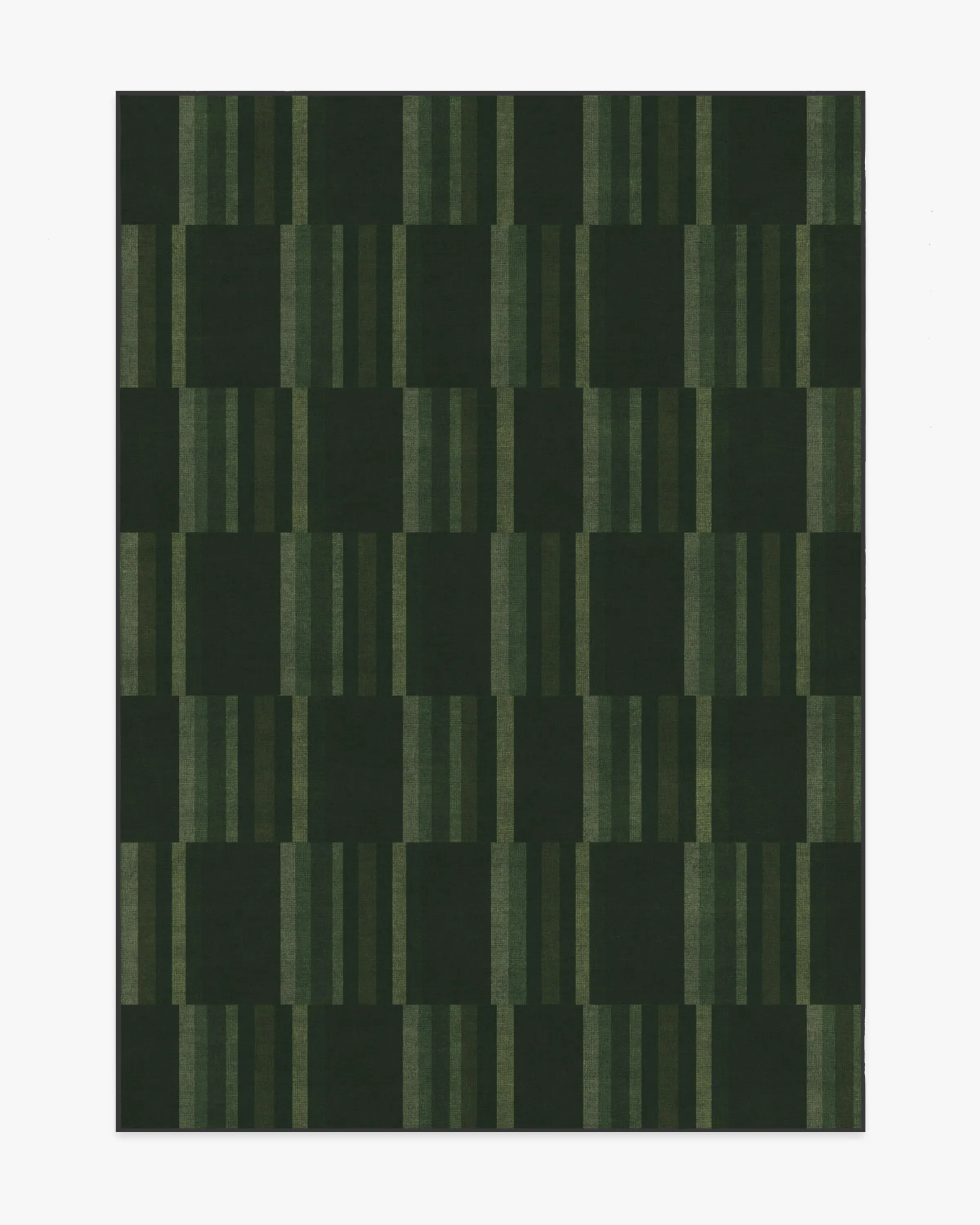 Machine Washable Area Rug - Olive Green