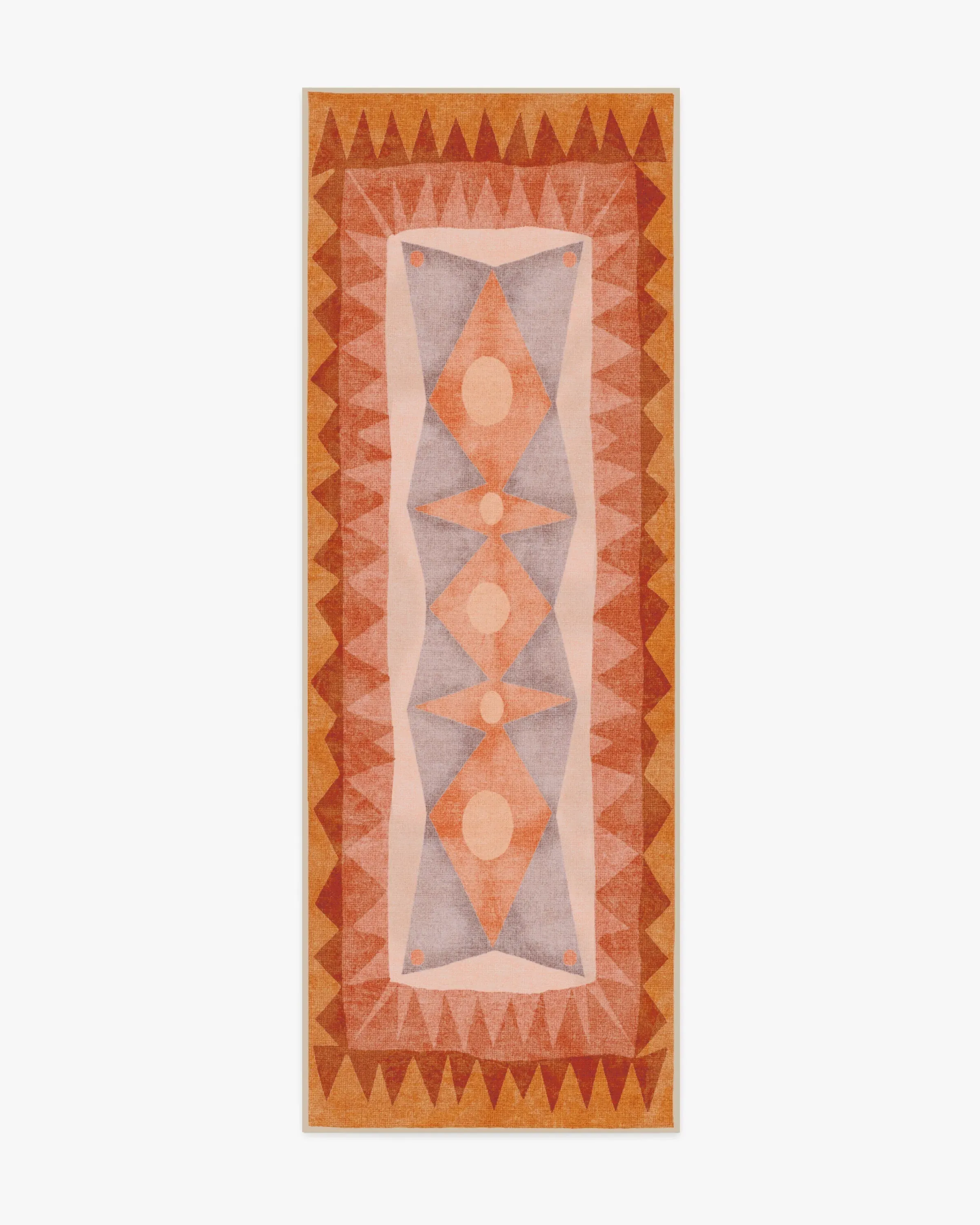 Machine Washable Area Rug - Orange