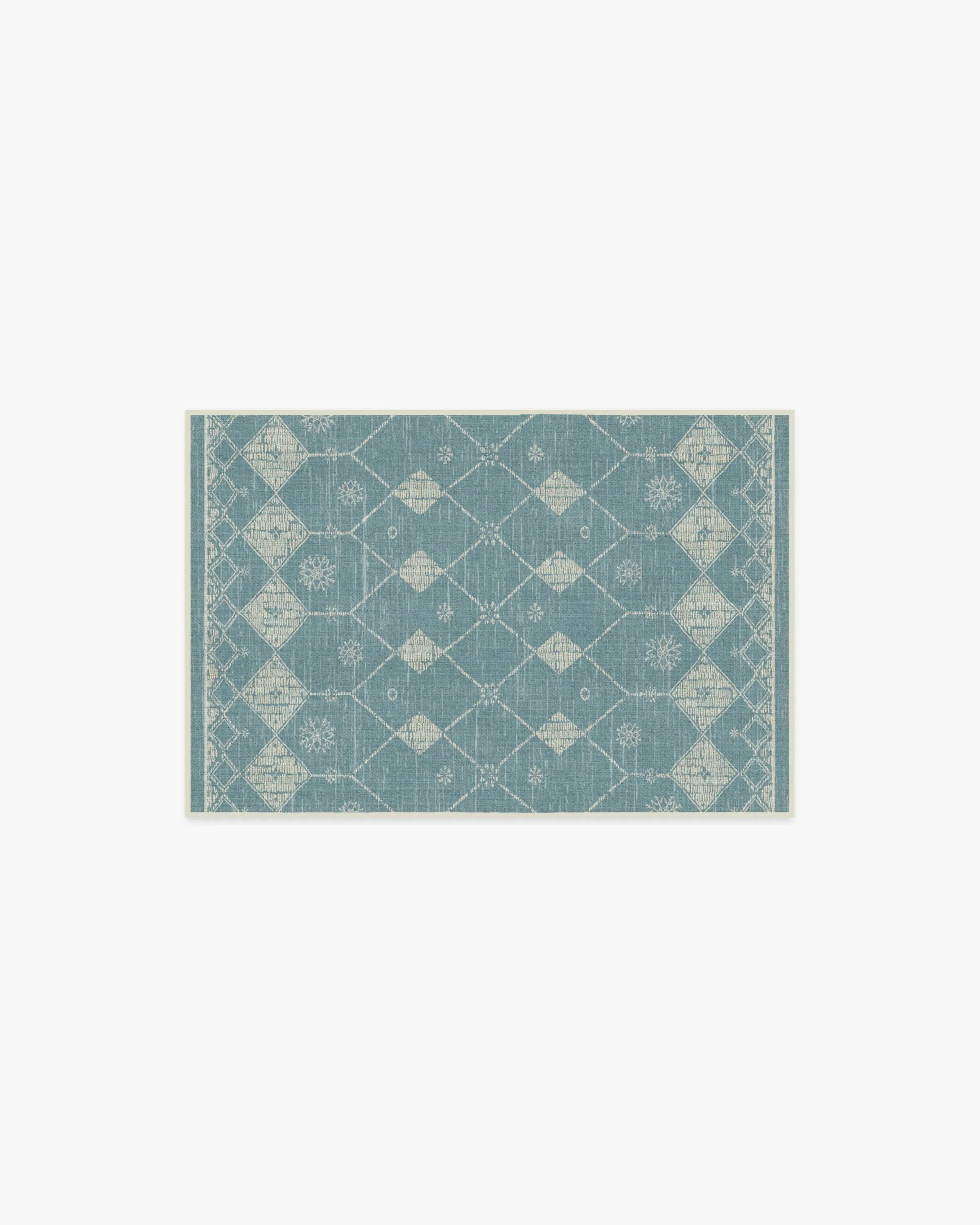 Machine Washable Area Rug - Pale Blue image