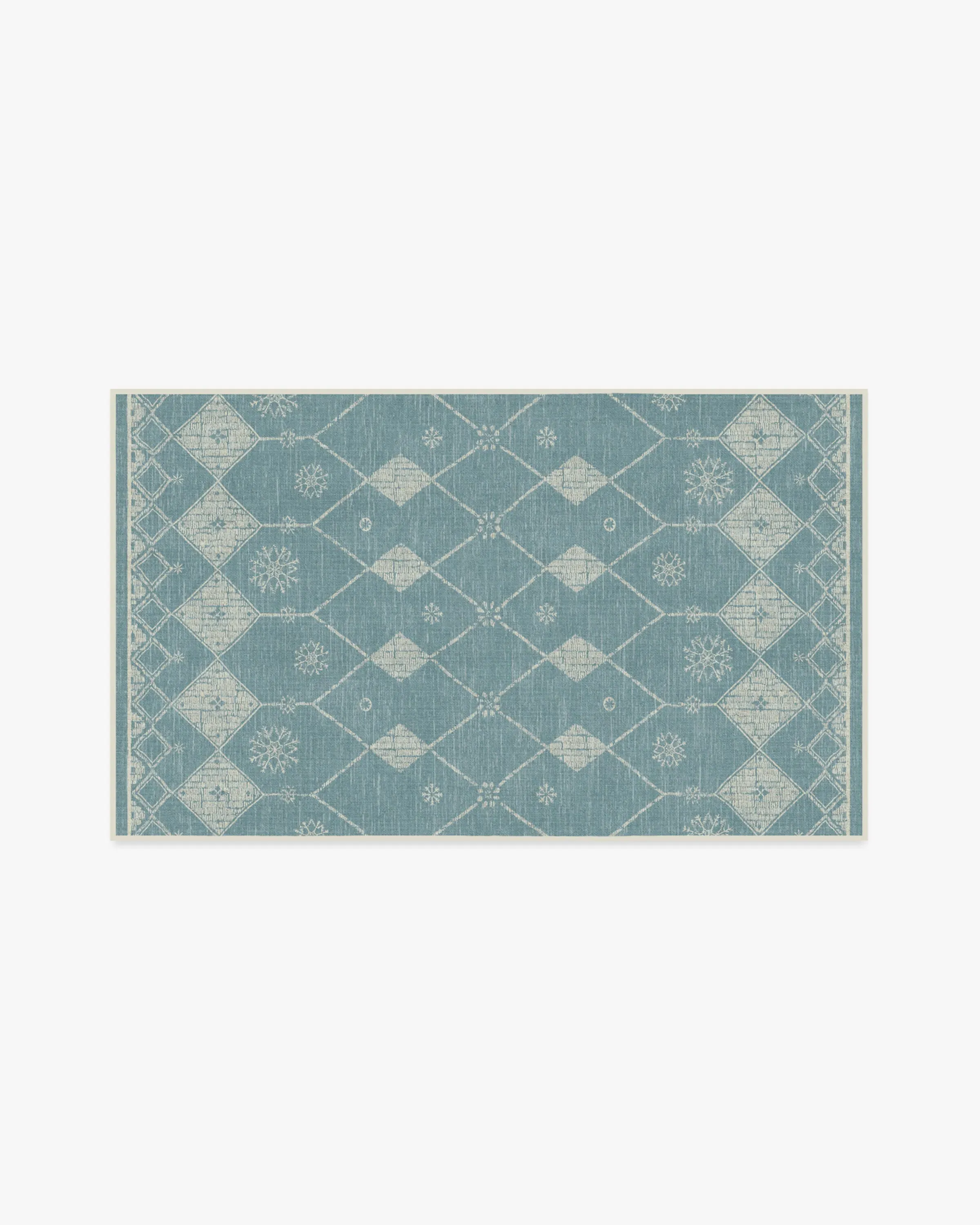Machine Washable Area Rug - Pale Blue