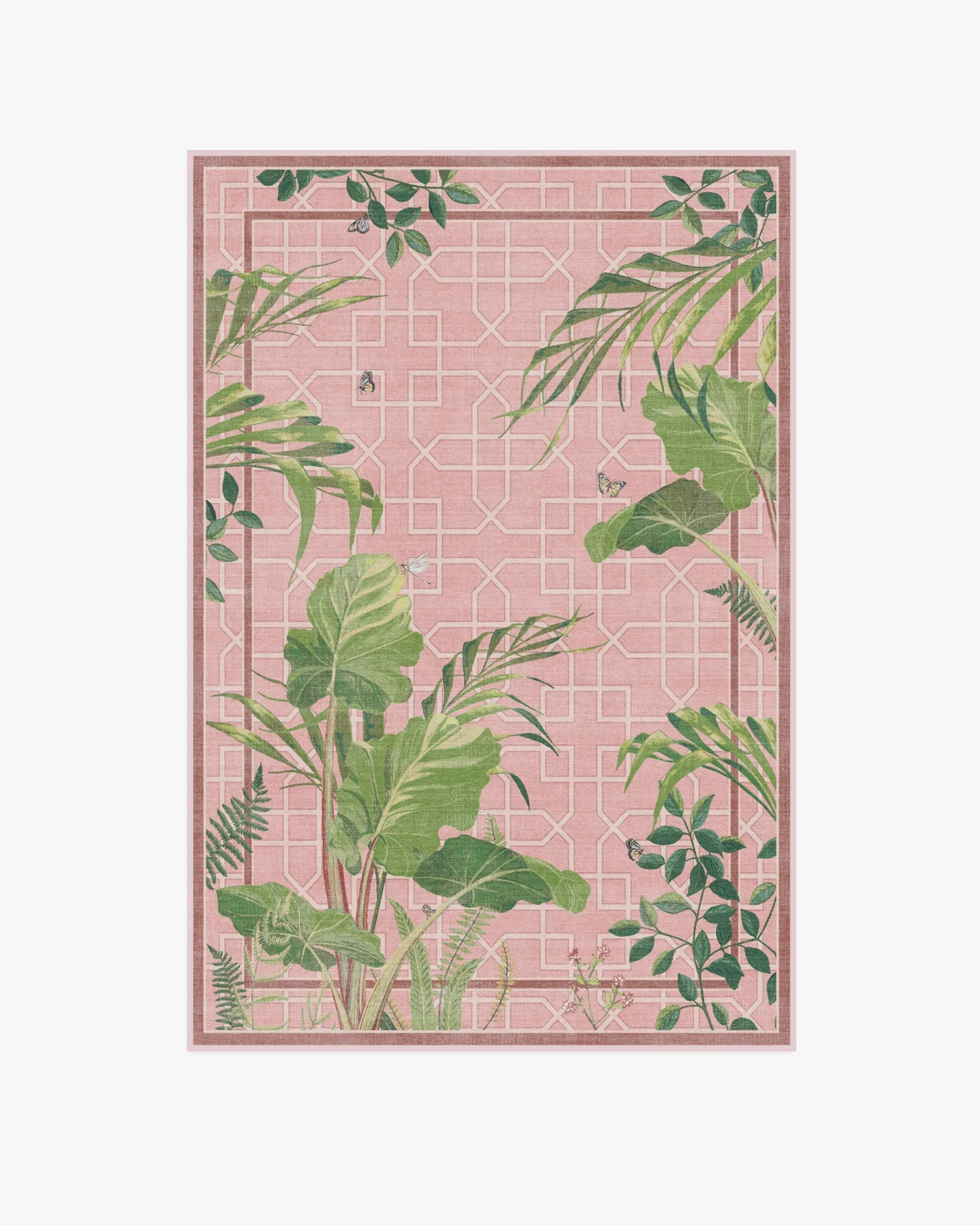 Machine Washable Area Rug - Pink