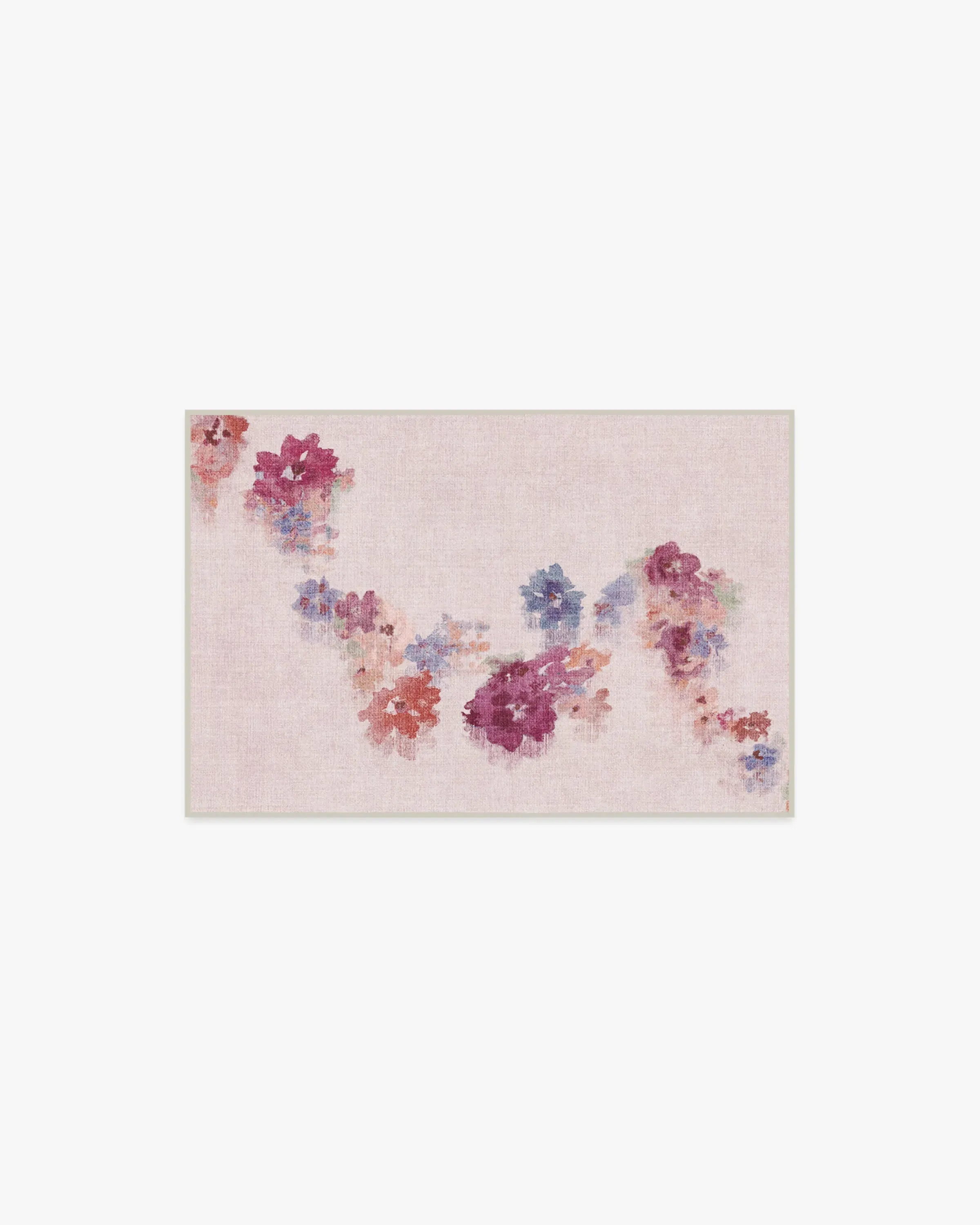 Machine Washable Area Rug - Pink image