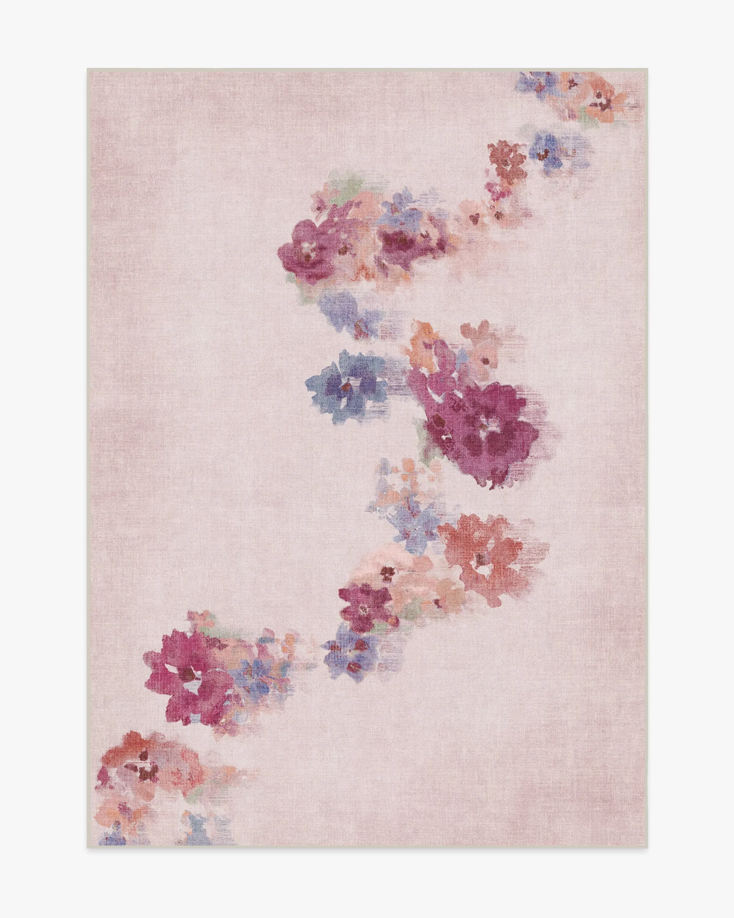 Machine Washable Area Rug - Pink