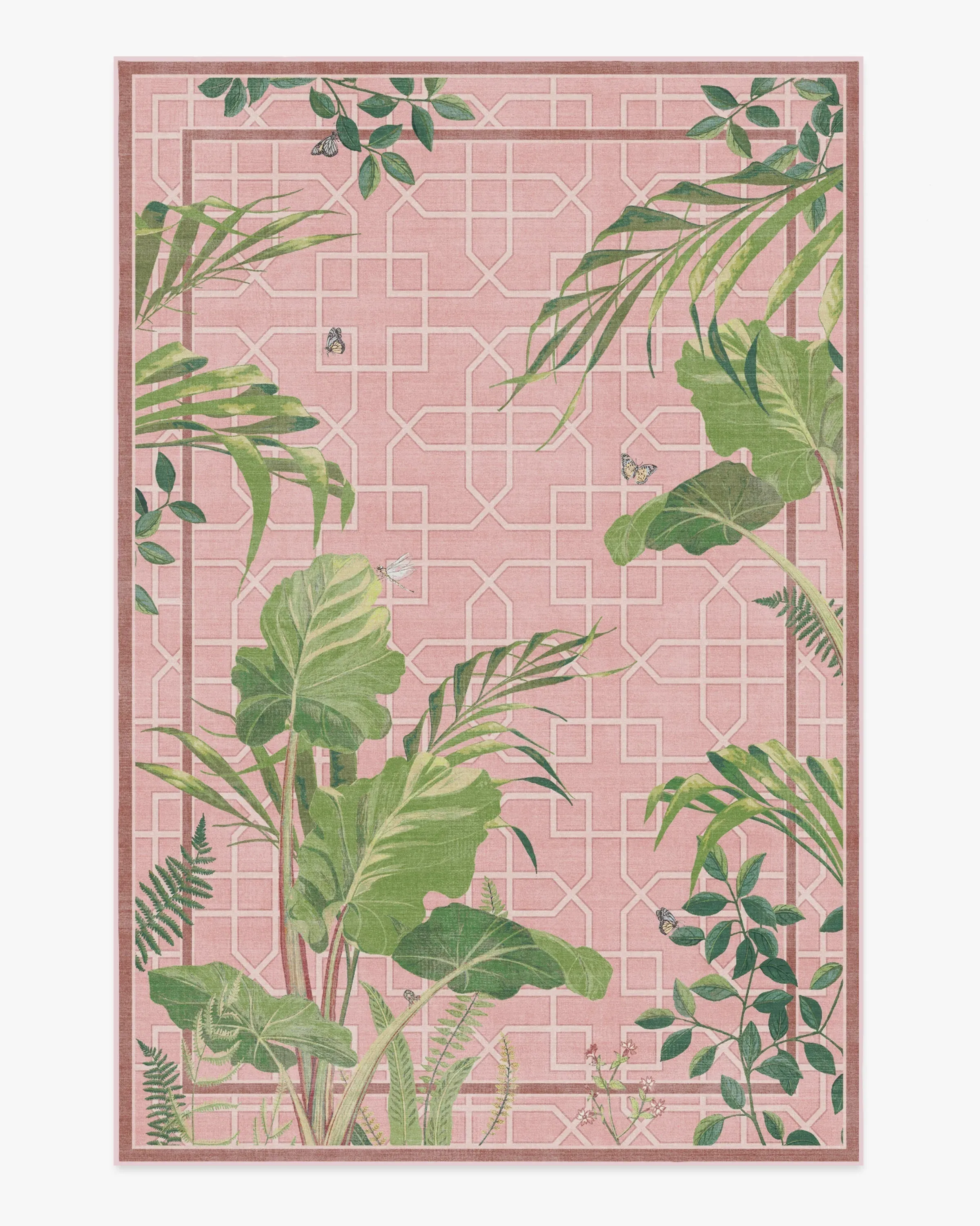 Machine Washable Area Rug - Pink