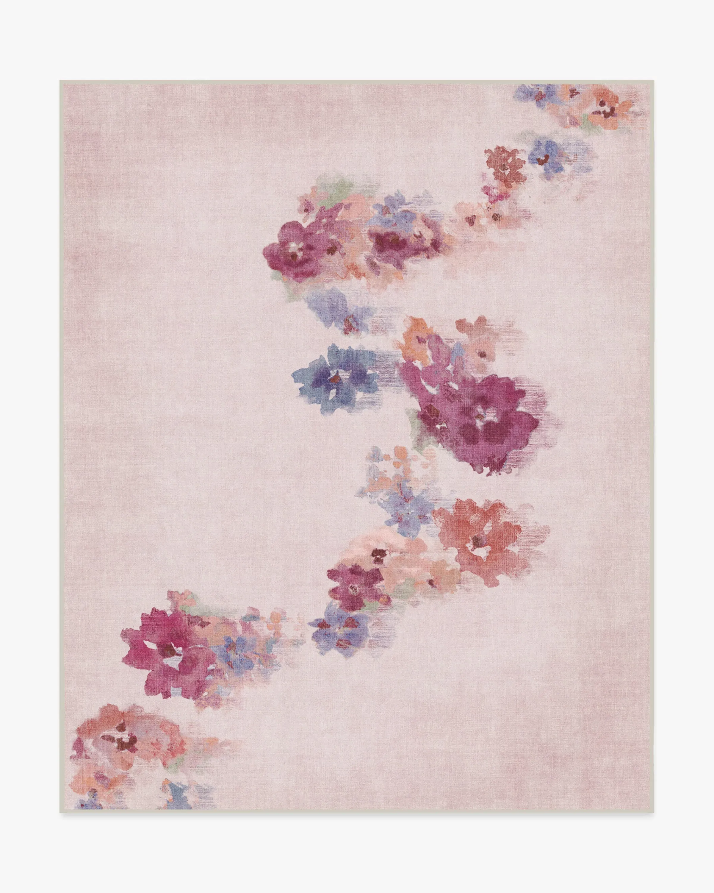 Machine Washable Area Rug - Pink