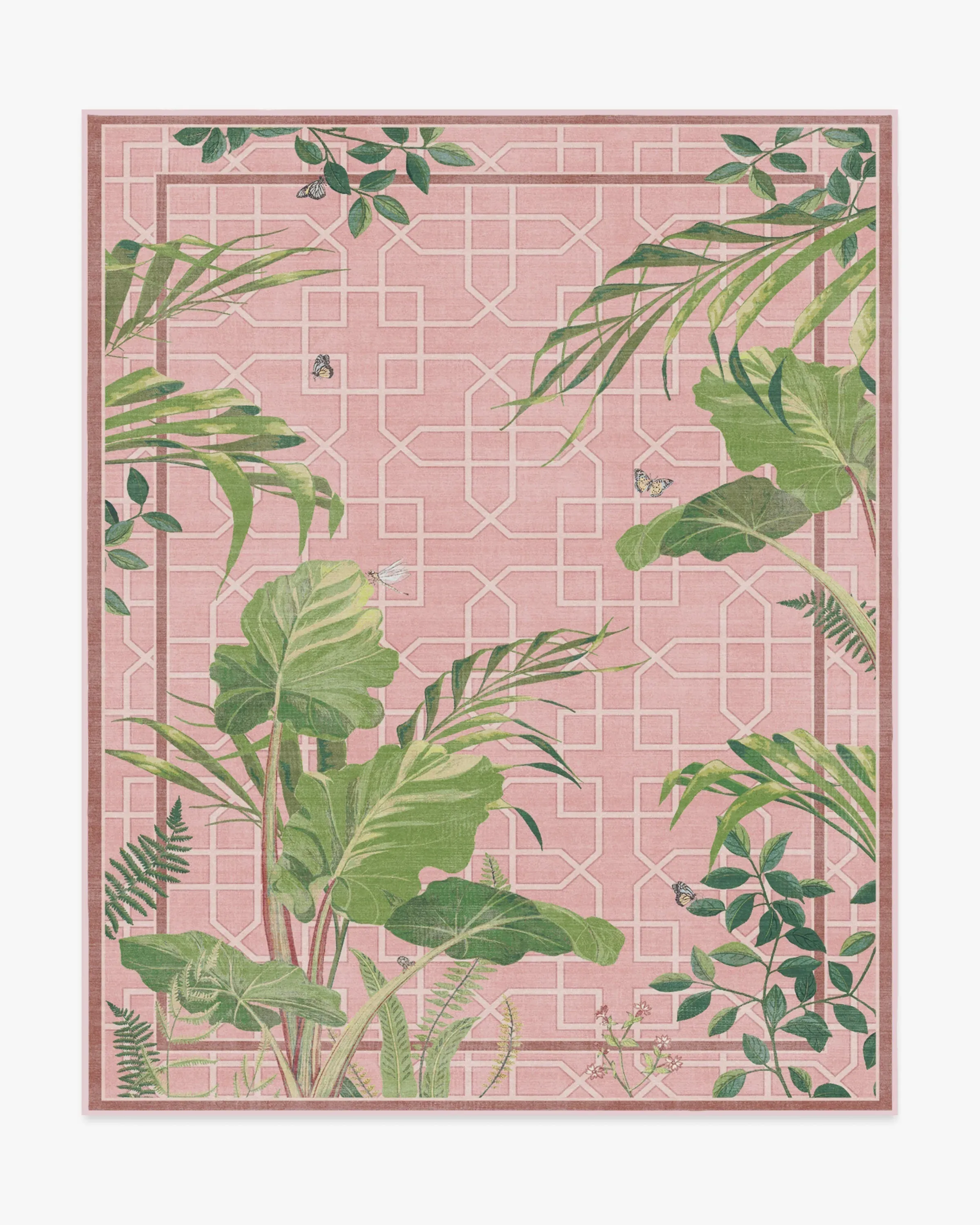 Machine Washable Area Rug - Pink