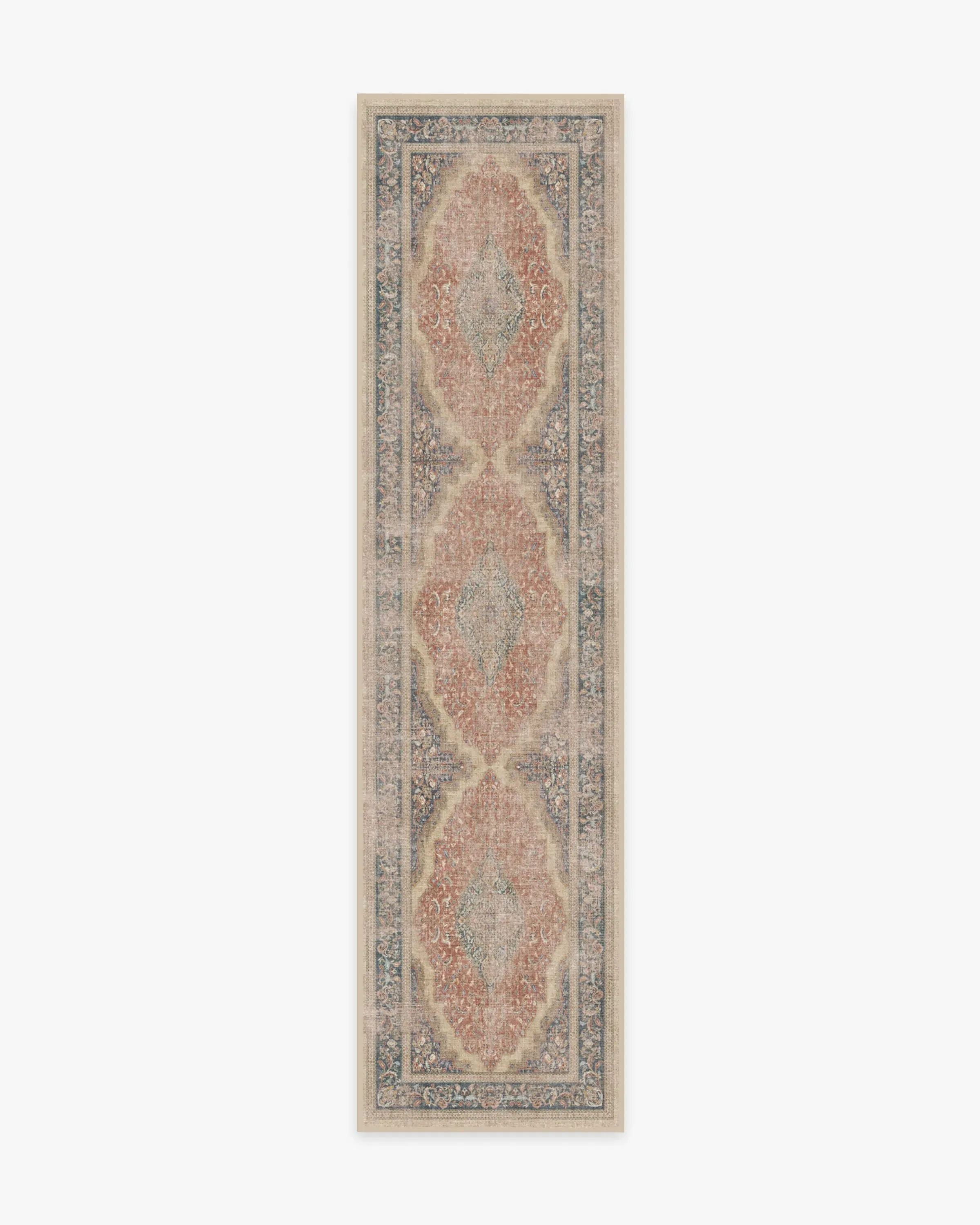Machine Washable Area Rug - Red, Chenille