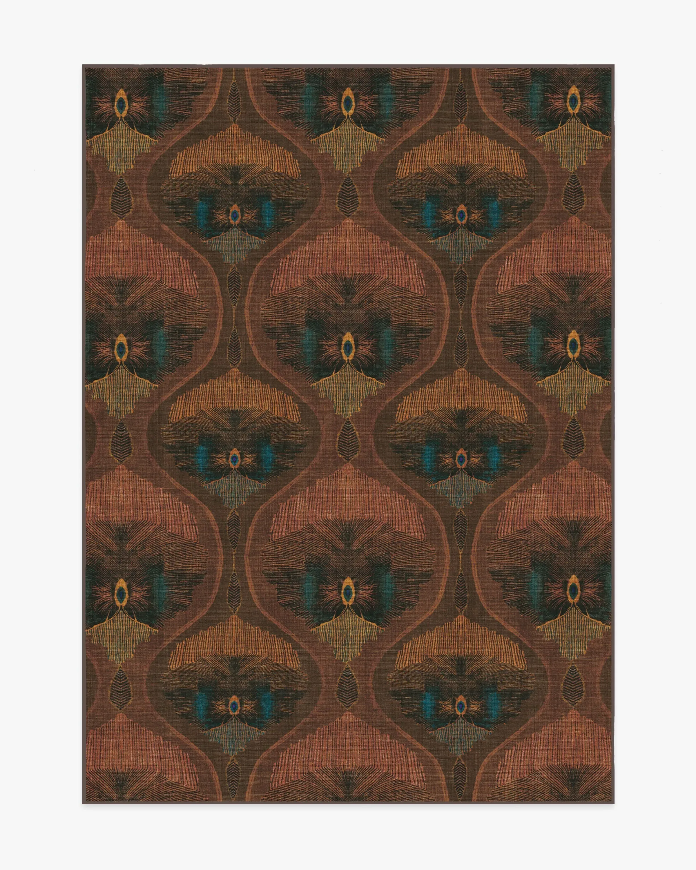 Machine Washable Area Rug - Rosewood