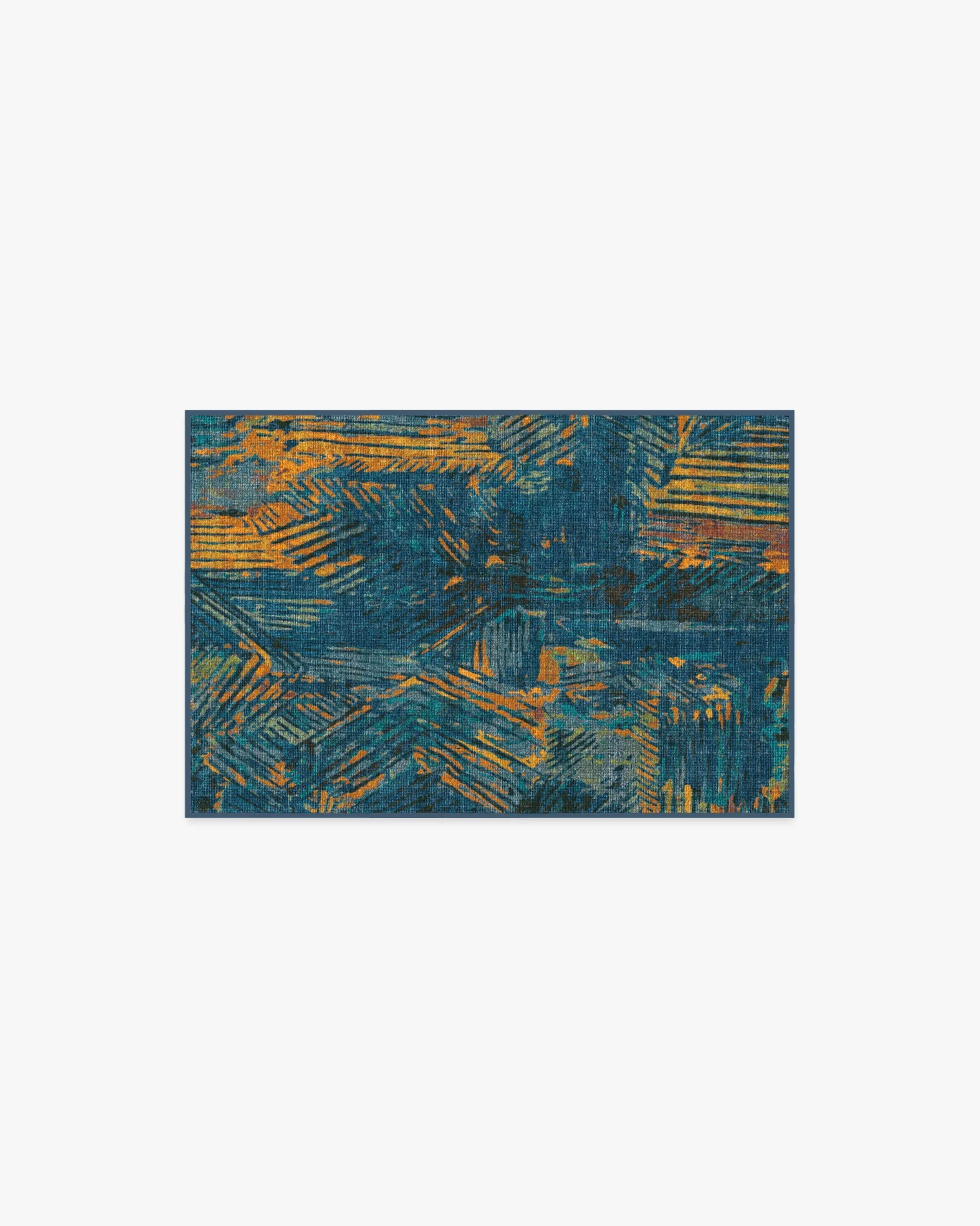 Machine Washable Area Rug - Royal Blue image